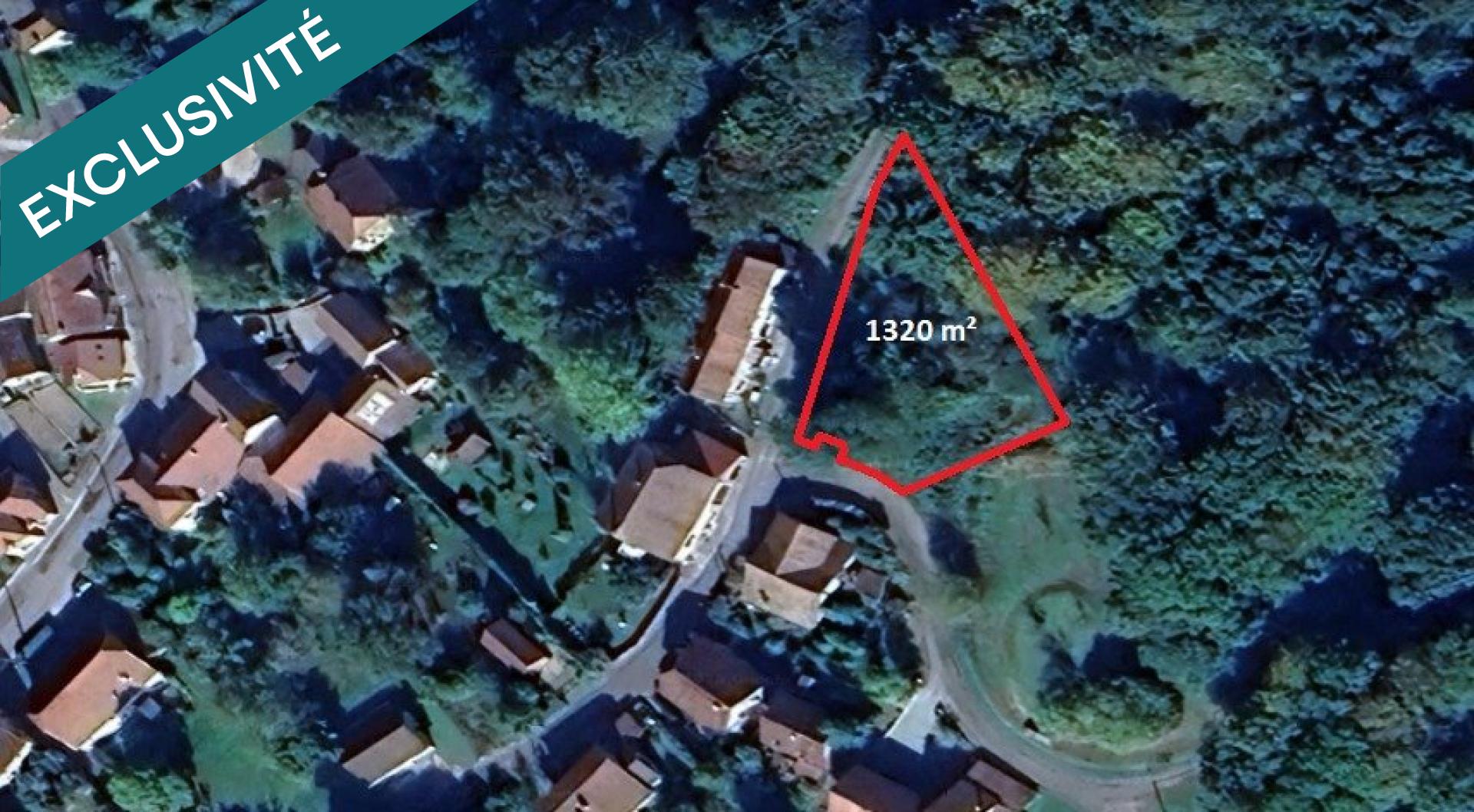 Terrain de loisirs de 1320 m²