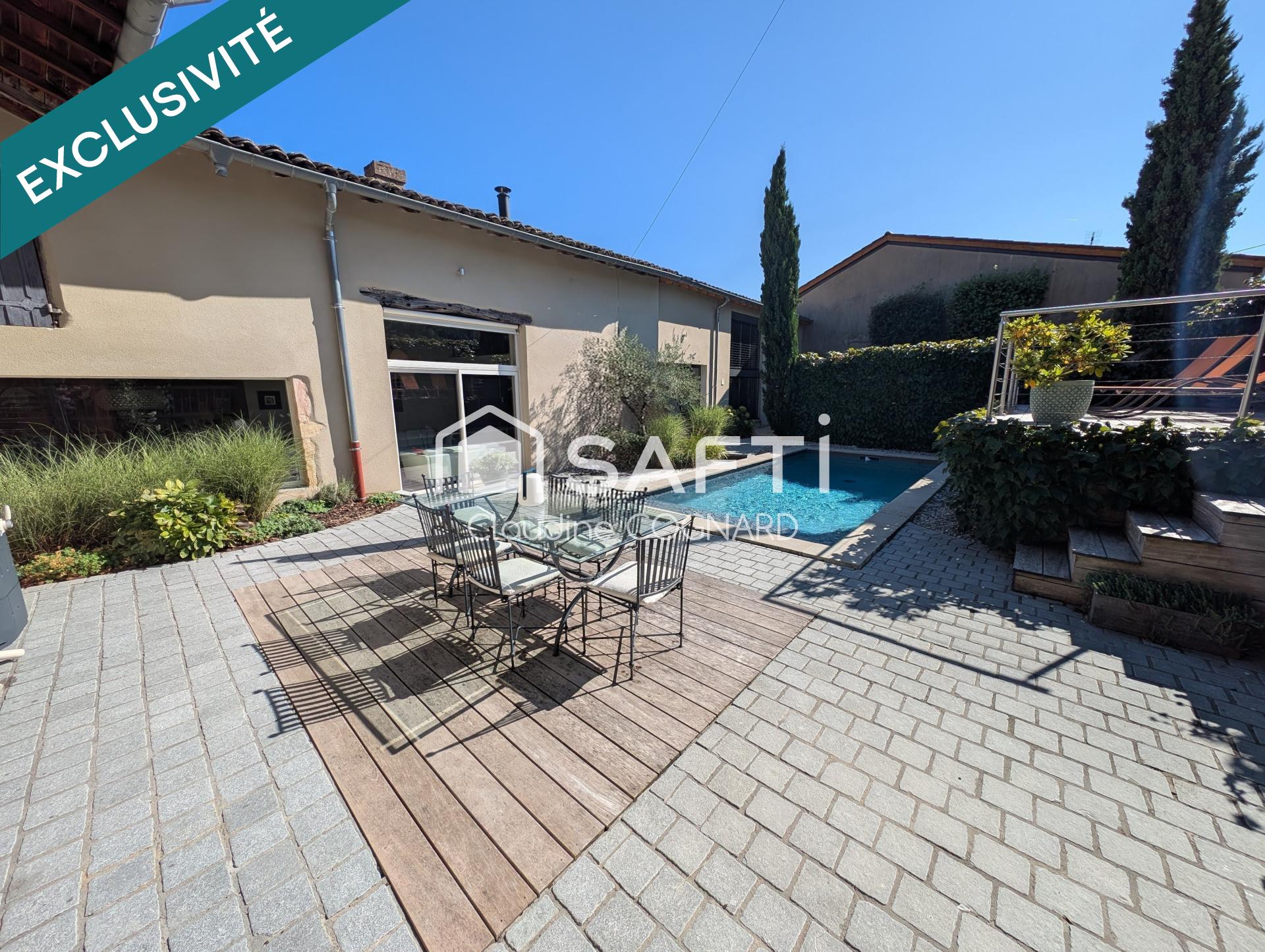 Maison de caractère – 4 chambres – Piscine