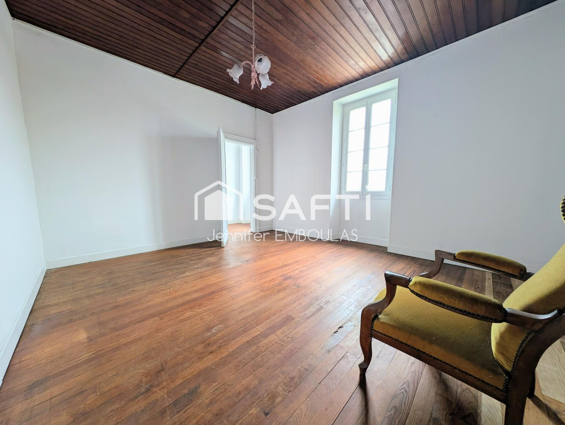 Maison en pierre 4 chambres avec jardin + dépendance + garage