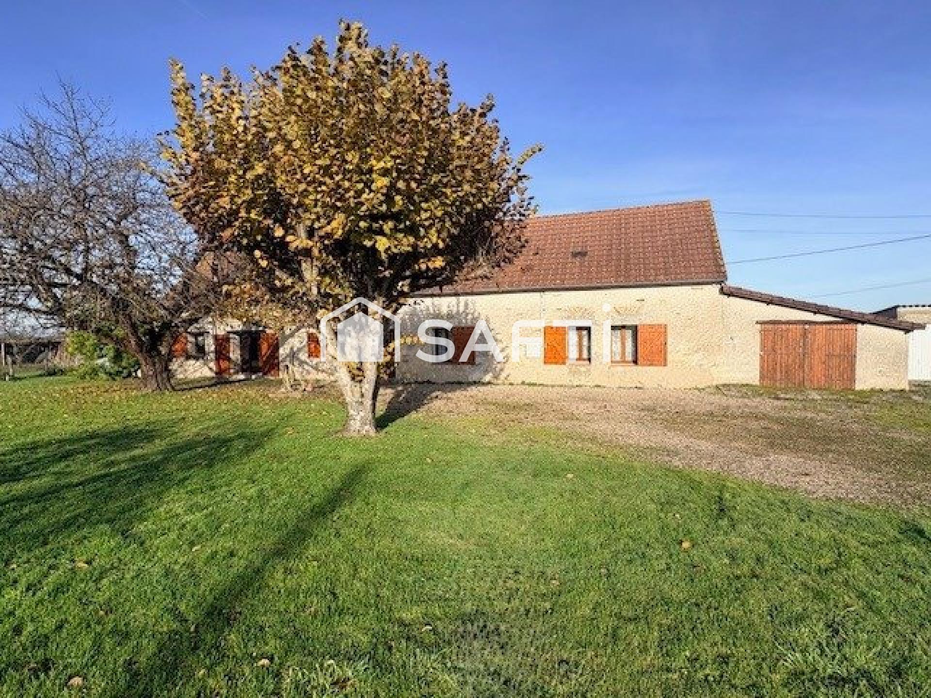 Longère de 117 m² 3 chambres avec terrain de 7351 m²