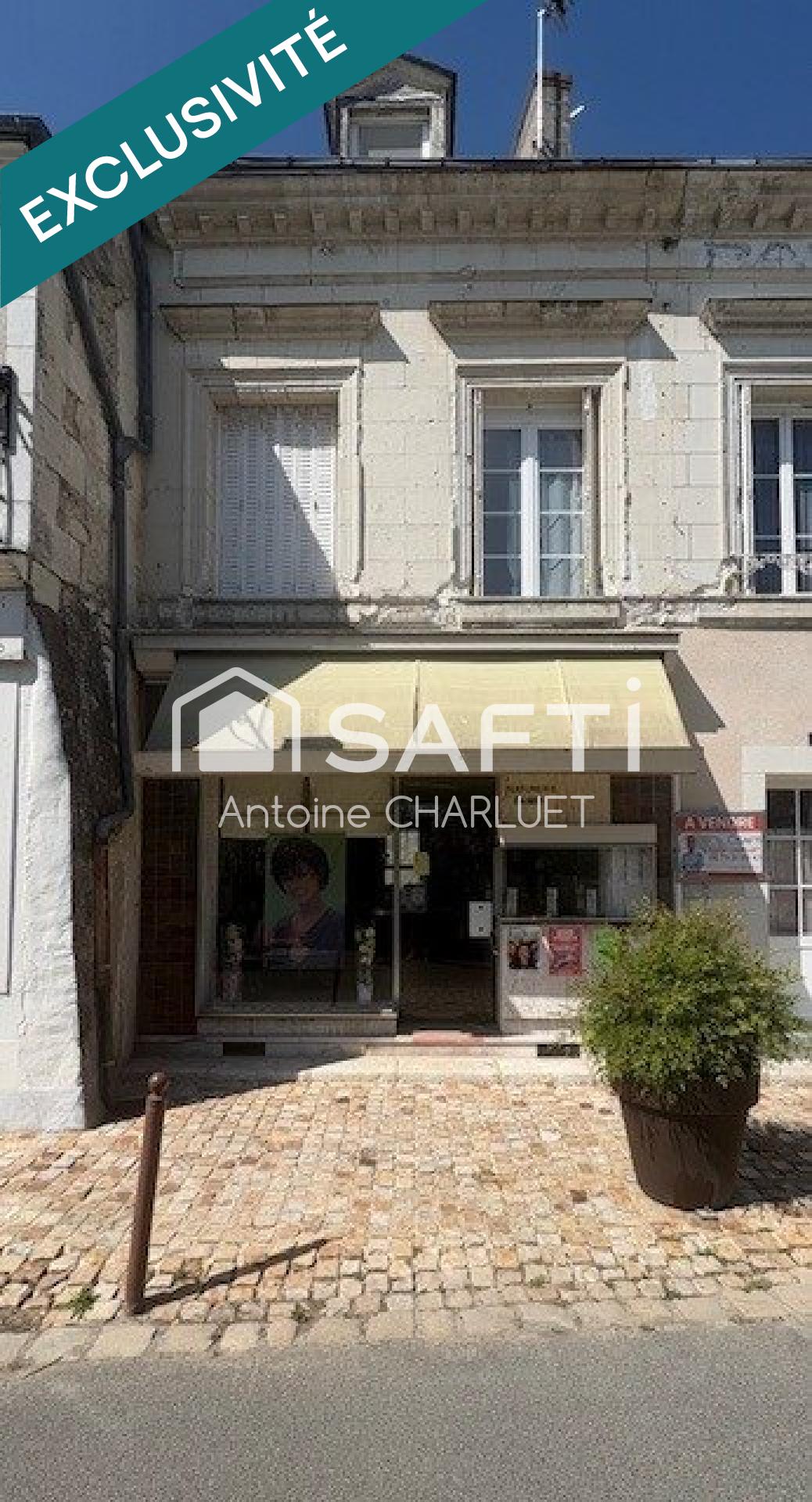 Murs commerciaux de 35 m² et appartement au dessus de 59 m²