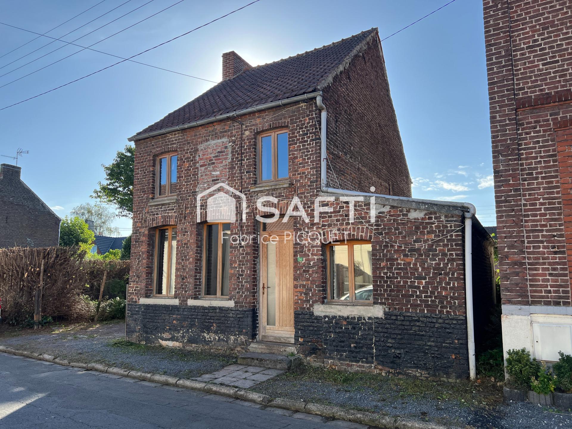 Maison individuelle à Hergnies avec deux chambres et jardin