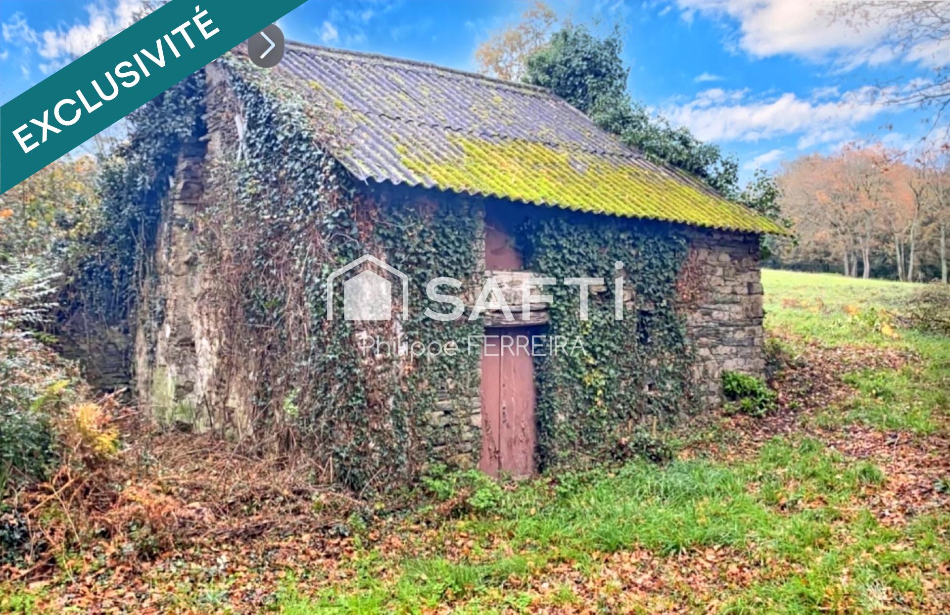 Bâtisse en pierre à rénover sur un terrain de 1230m2