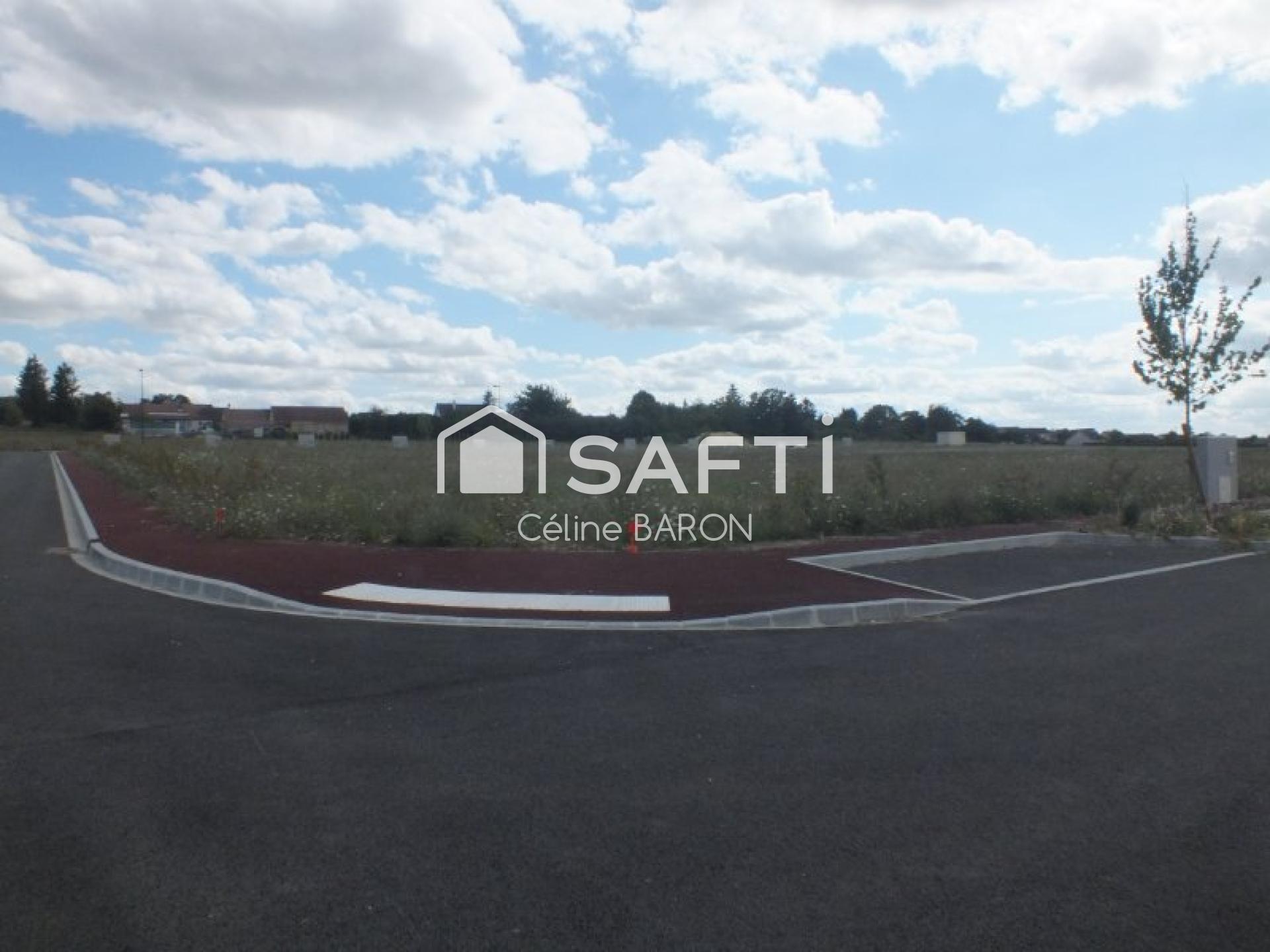 Beau terrain constructible de 1005m²