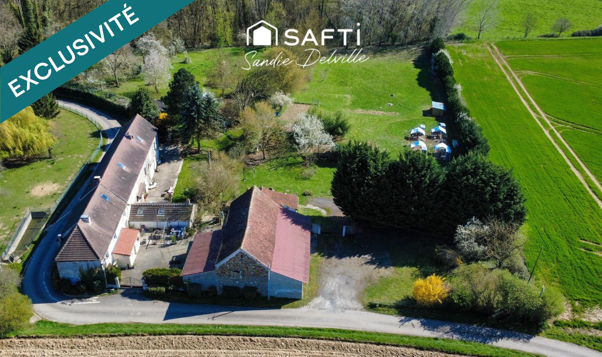 Ensemble immobilier maison + dépendance + grange