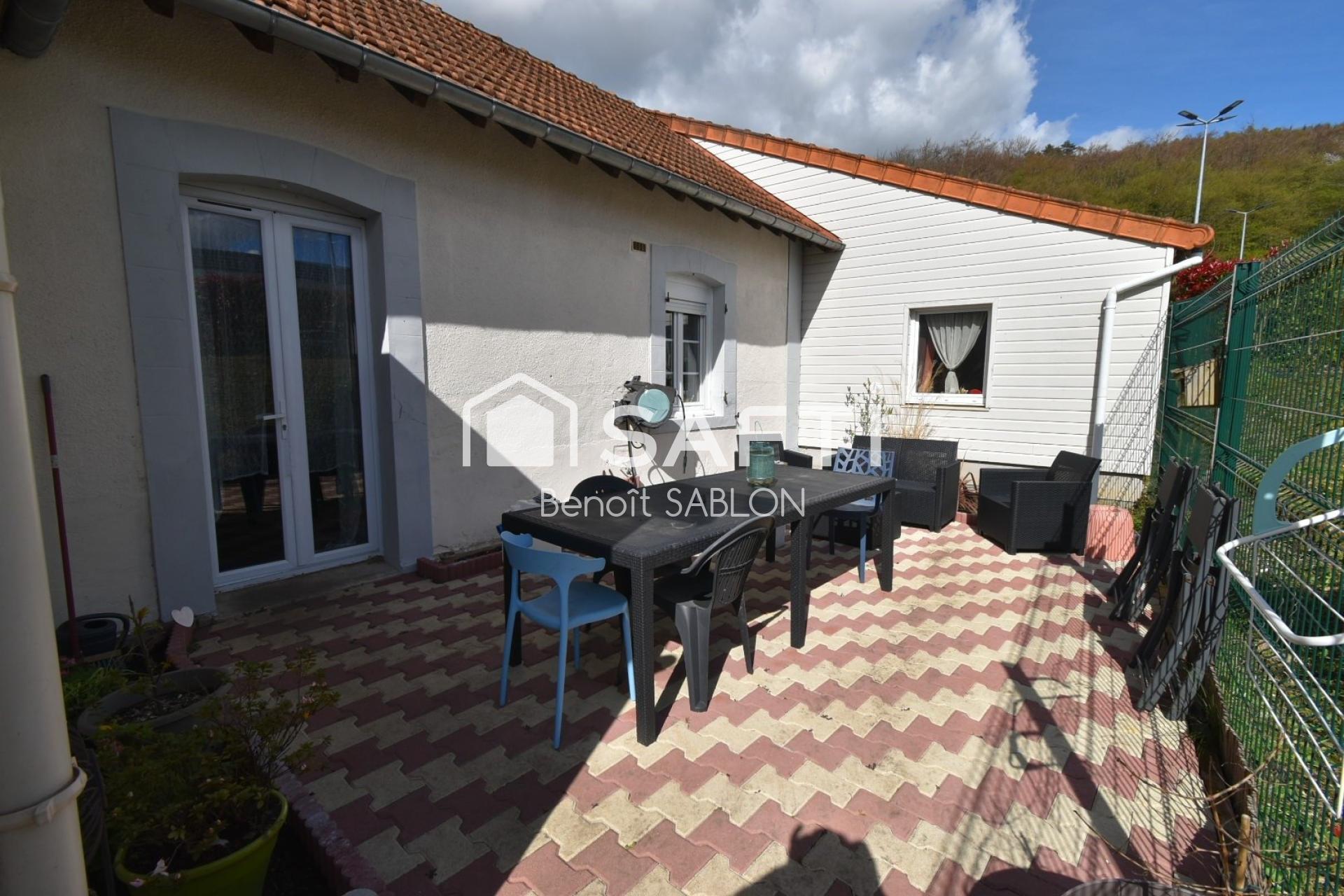 Maison 147m², 4 chambres, bureau, jardin