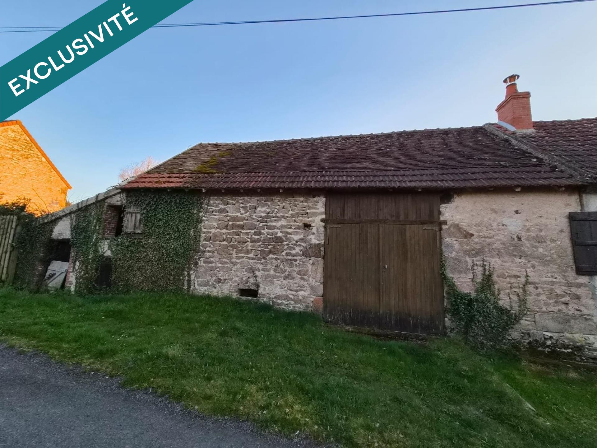 Grange sur deux niveaux transformable en maison