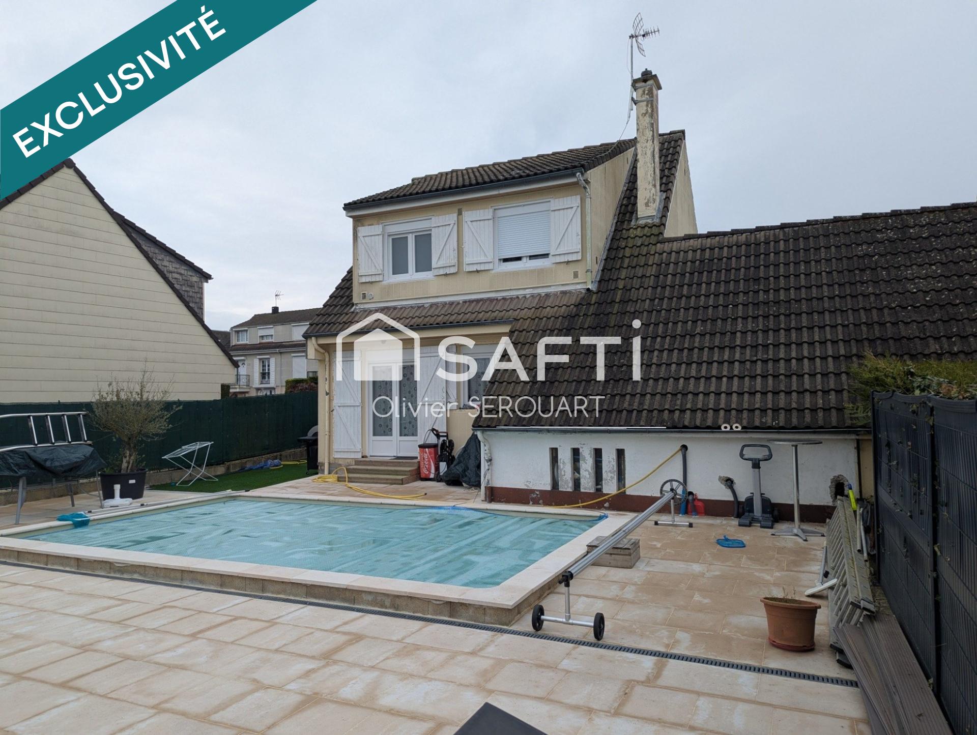 ? Maison familiale avec piscine à vendre à Harly
