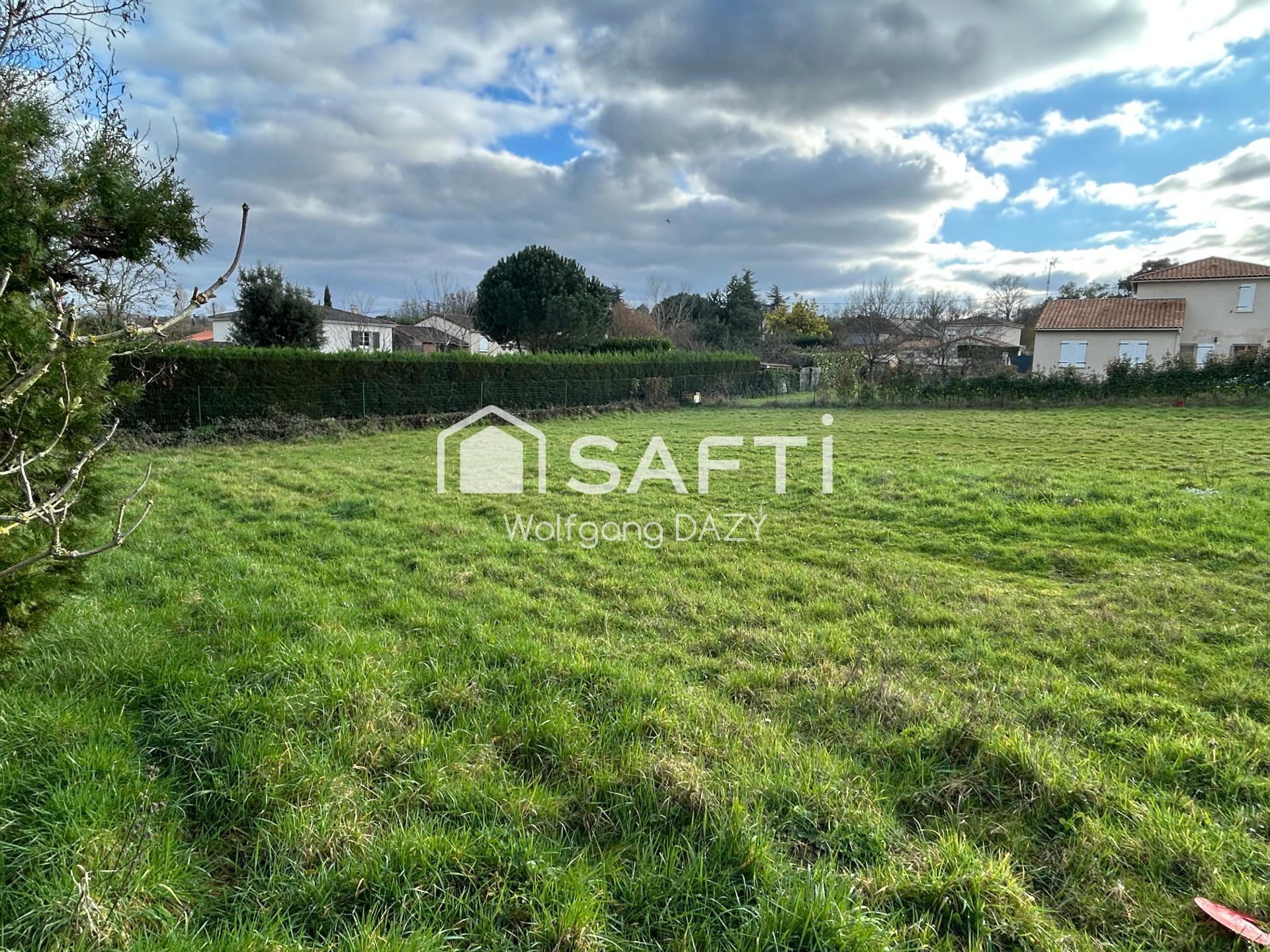 Terrain constructible et non viabilisé