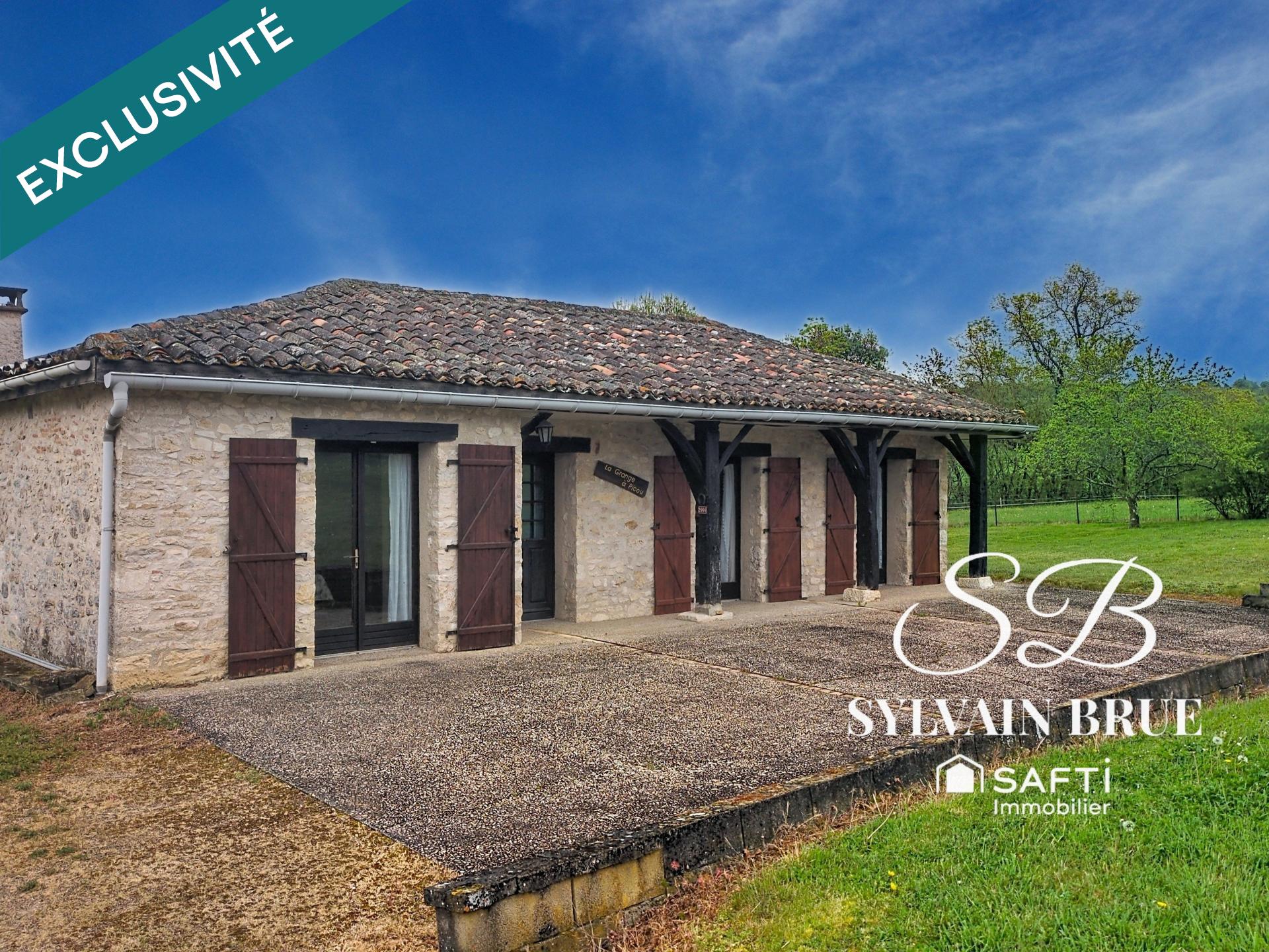 Maison en pierre blanche – Charme, nature et fort potentiel