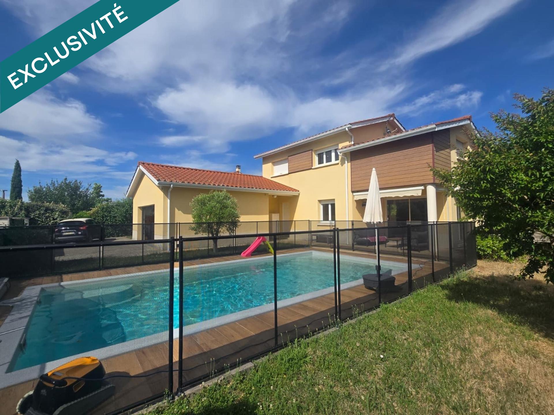 Maison familiale d’exception avec piscine – Calme absolu à Montagny (69700)