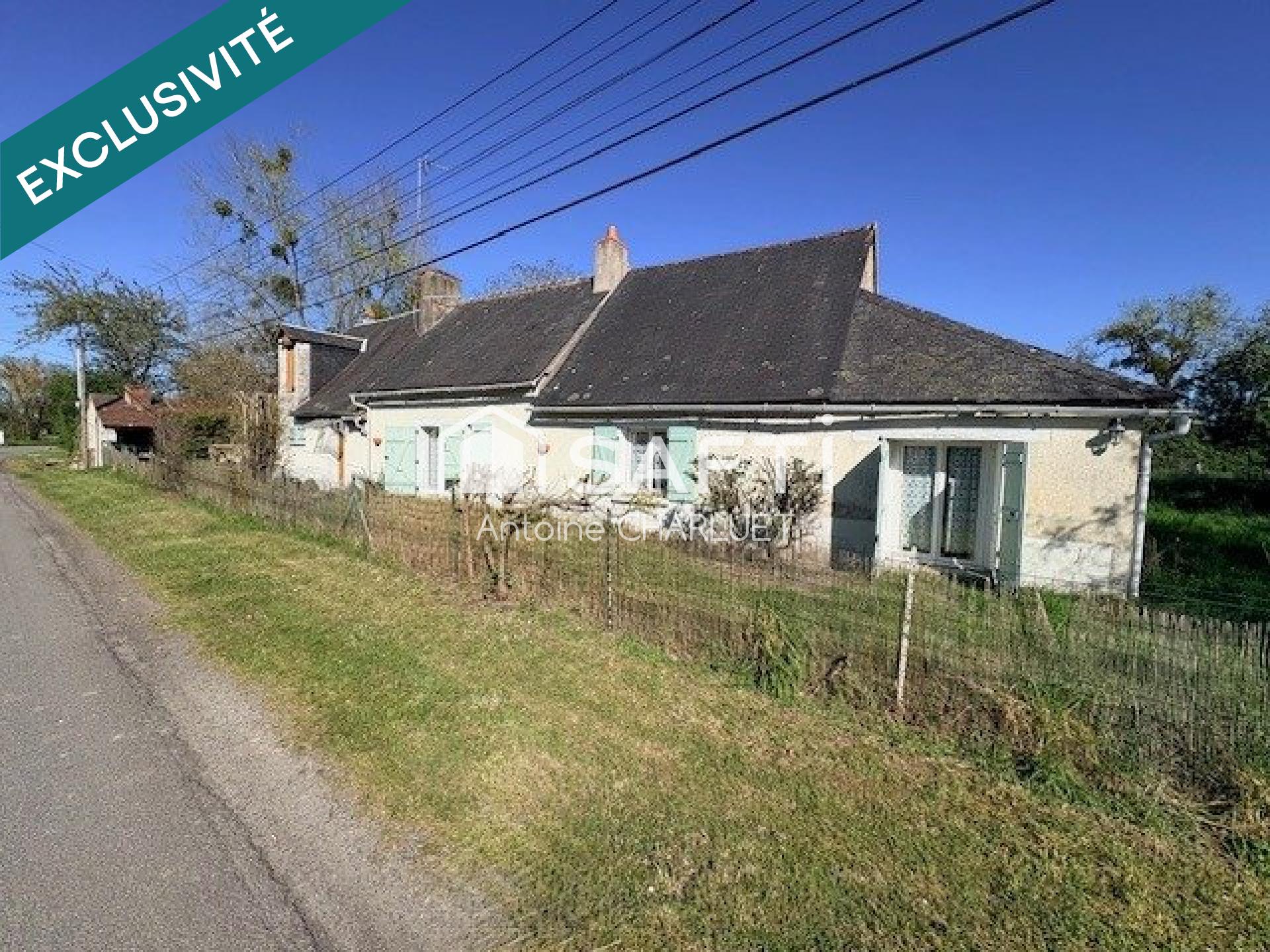 Maison de campagne 85m² - 3 chambres - Terrain de 2468m²