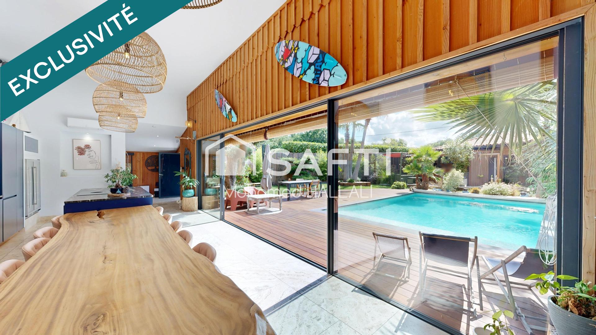 Villa d’exception 185 m², cuisine d'été, piscine