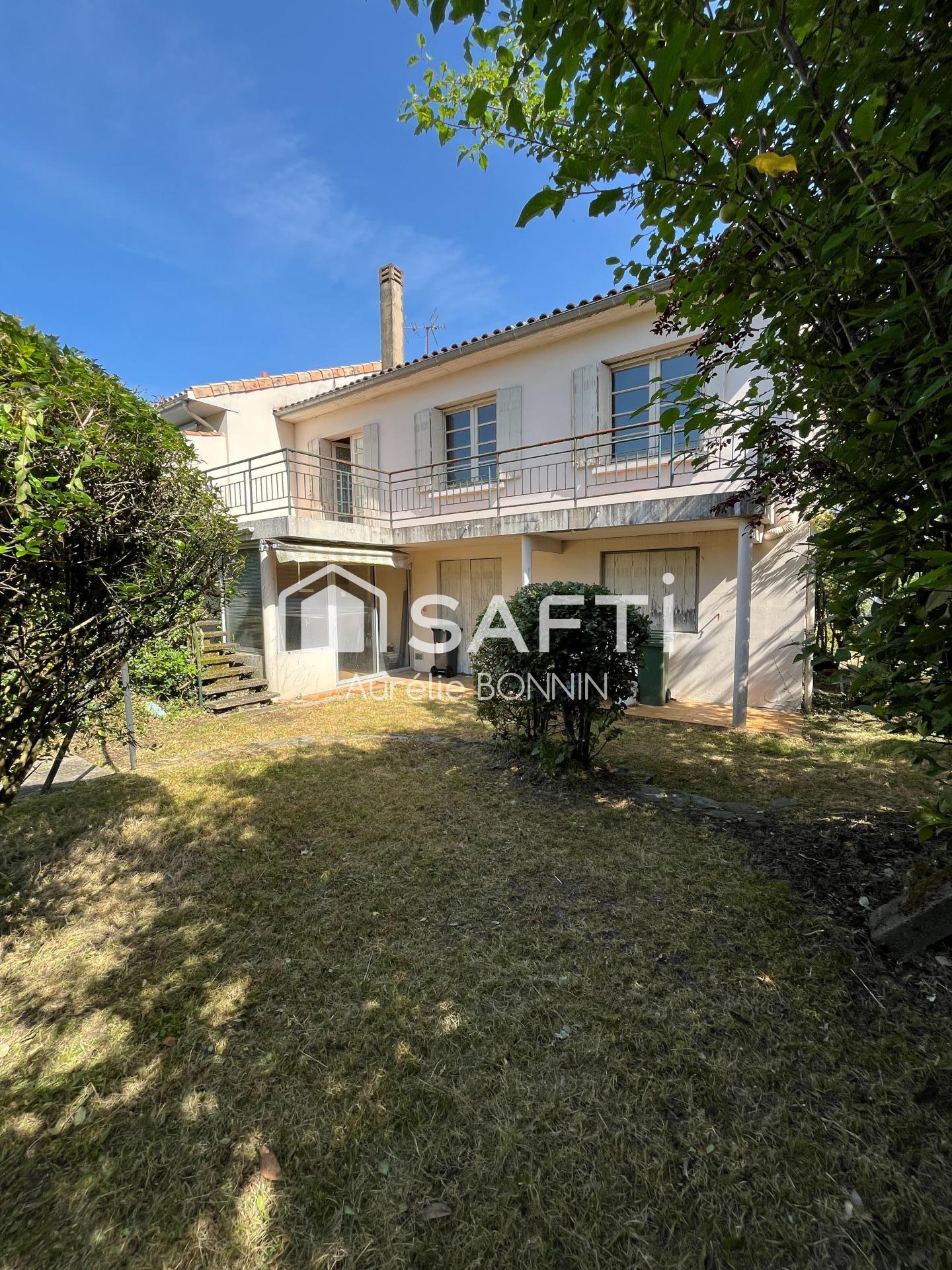 Talence maison 4 chambres à rénover avec garage et jardin