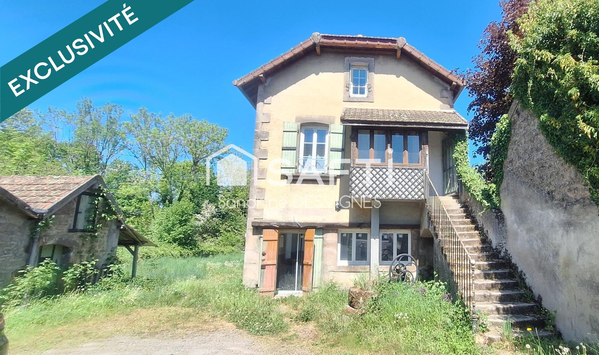 Maison 2 ch + studio indép. et dépendances