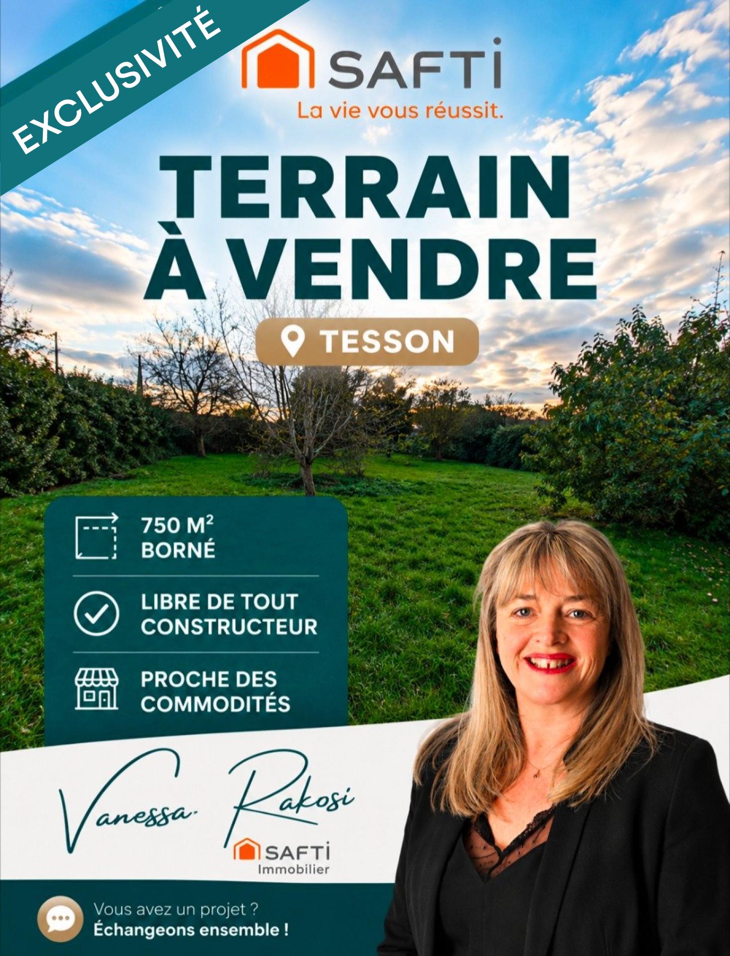 TESSON TERRAIN CONSTRUCTBLE 750 M²