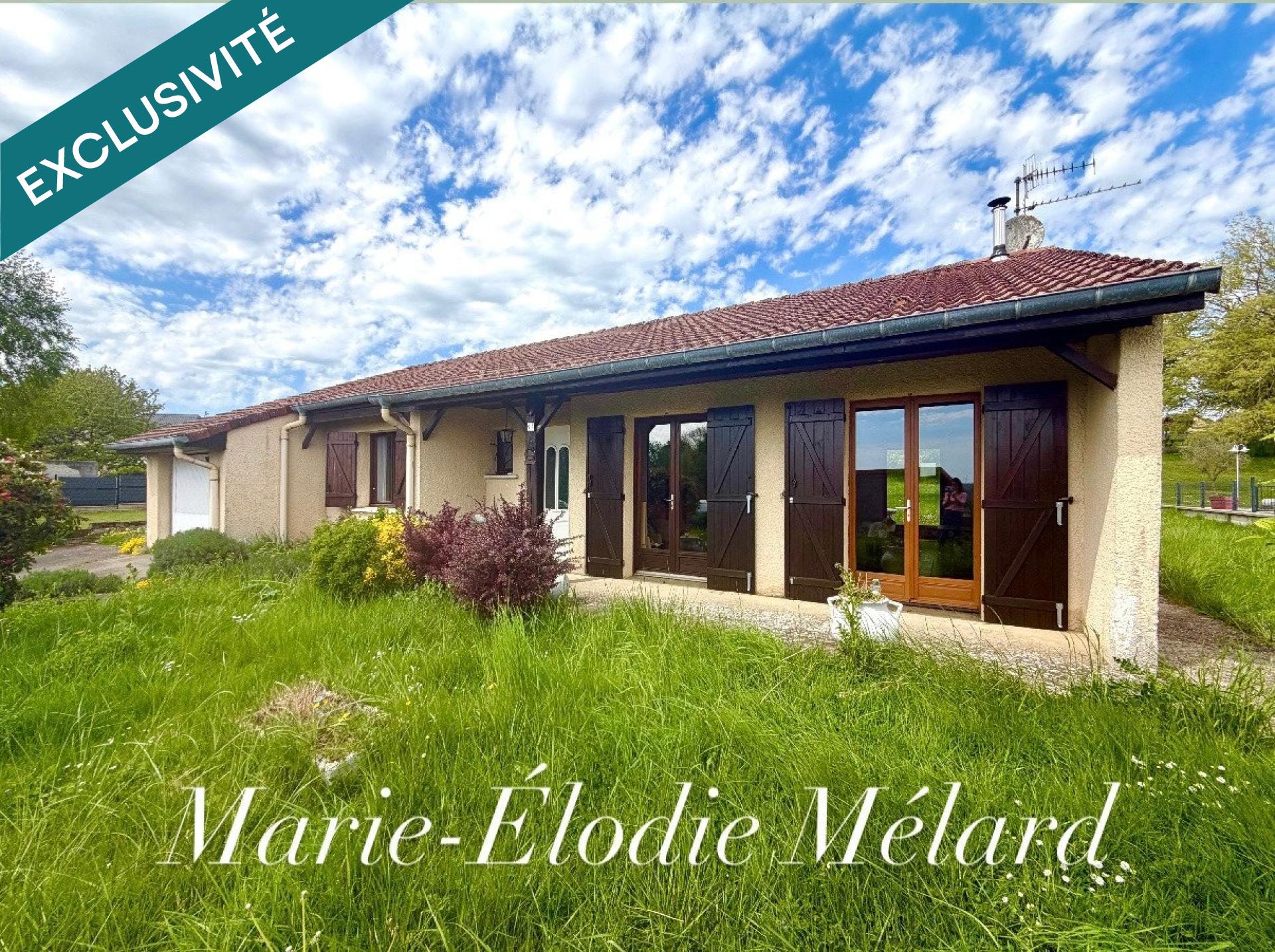 Plain-pied 3 chambres avec grand terrain de 10,71 ares – Villers-la-Chèvre – Secteur frontalier