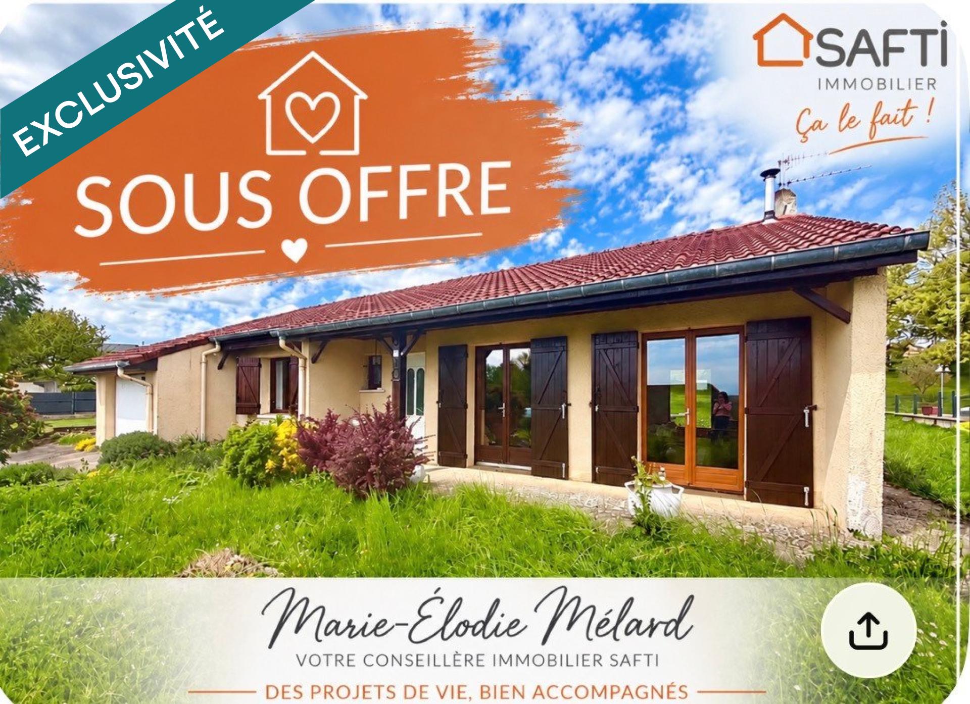 Plain-pied 3 chambres avec grand terrain de 10,71 ares – Villers-la-Chèvre – Secteur frontalier