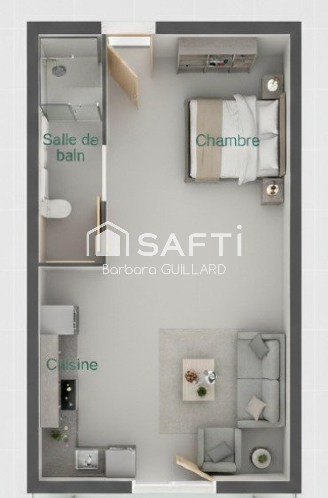 Photo SAFTI — Appartement 1 pièce, 30 m² à Saint Raphael 4