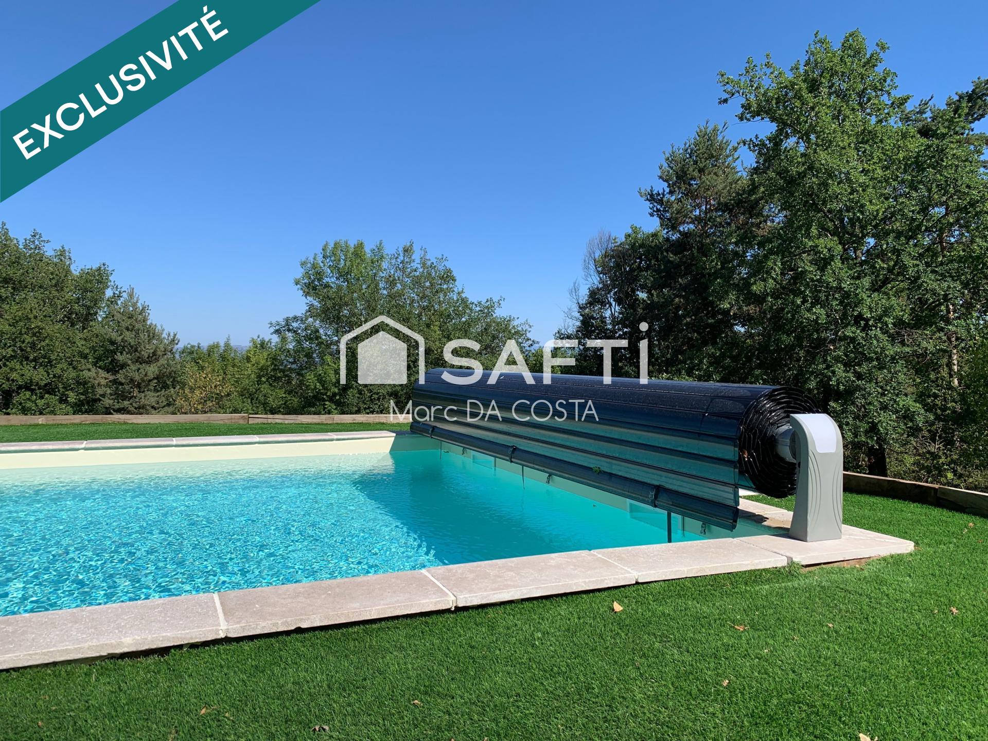 Maison 170m2+pool house 35 m2+piscine-terrain 4813 m2