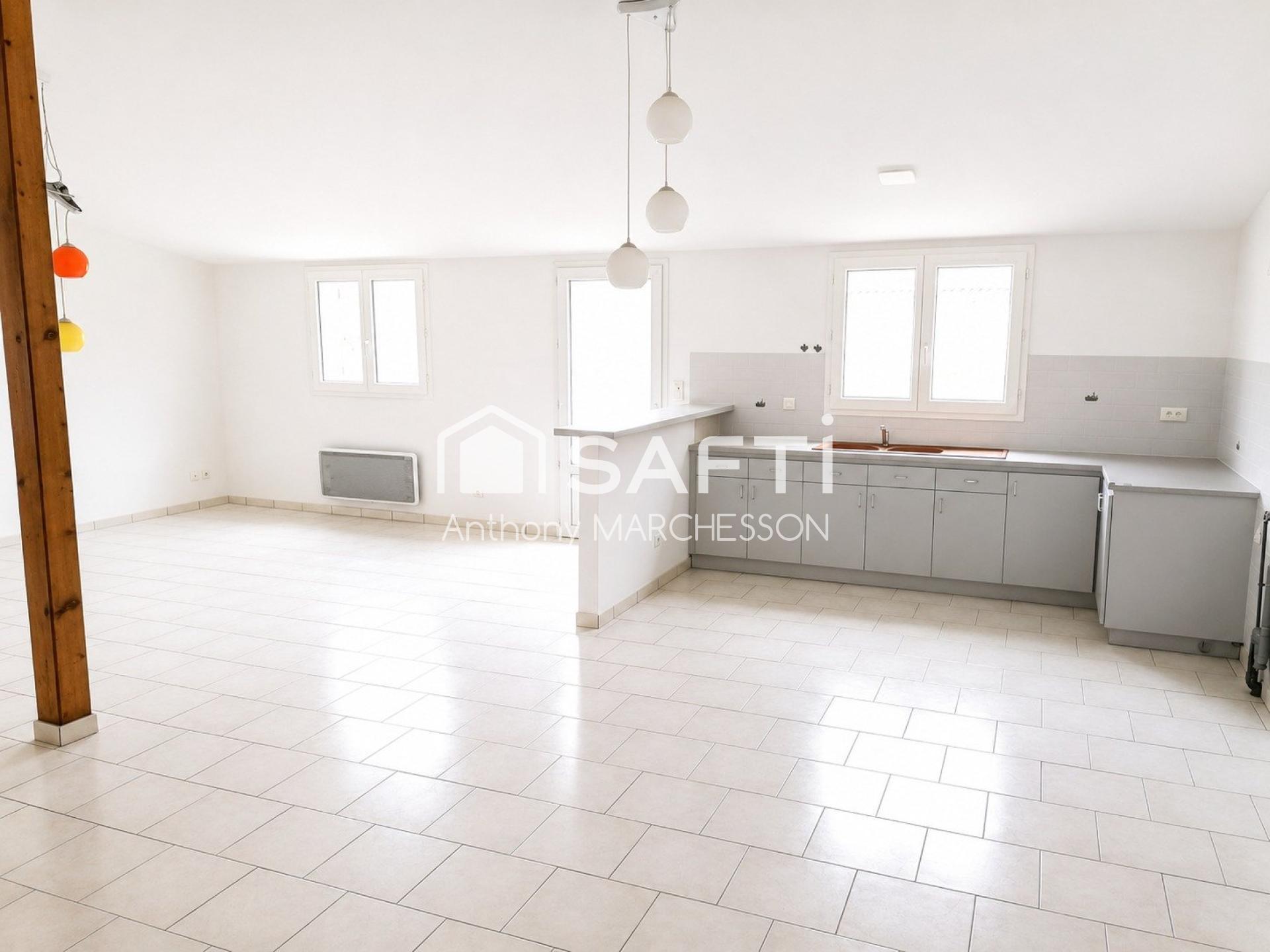 Maison - 3 pièces - 2 chambres