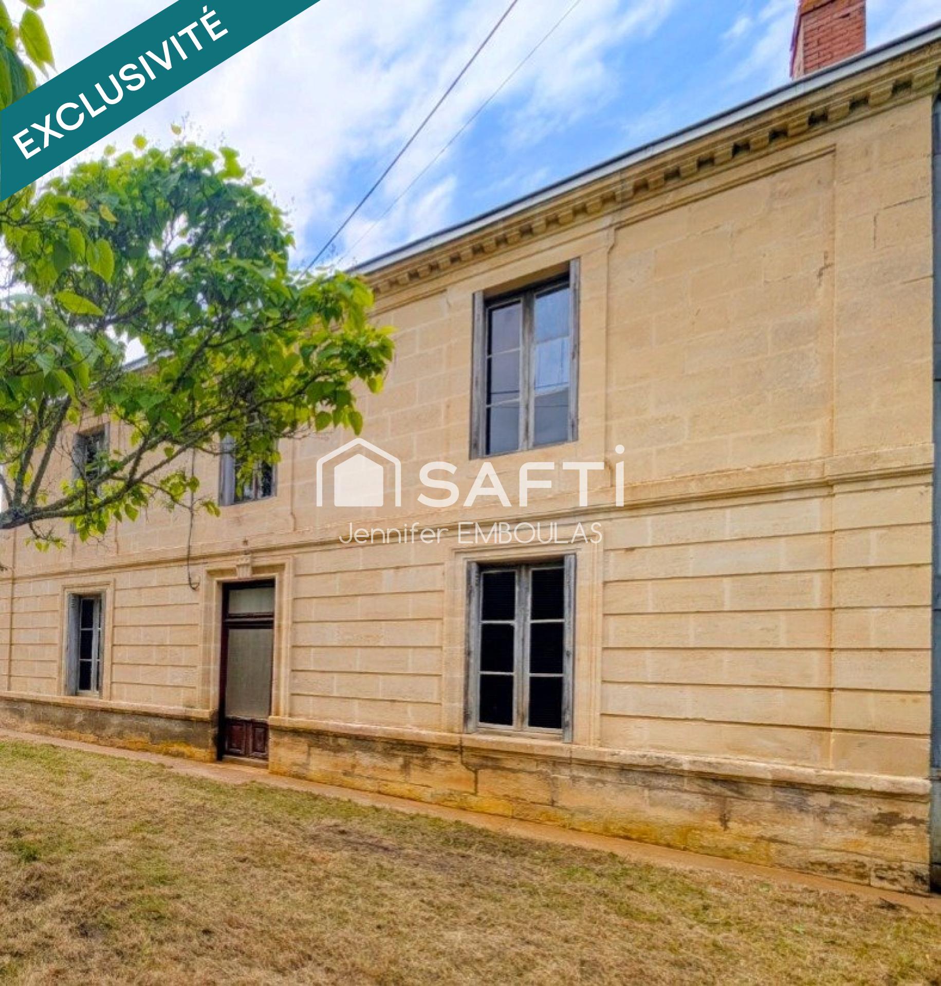 Maison en pierre de taille – charme et potentiel - 100 m² avec jardin