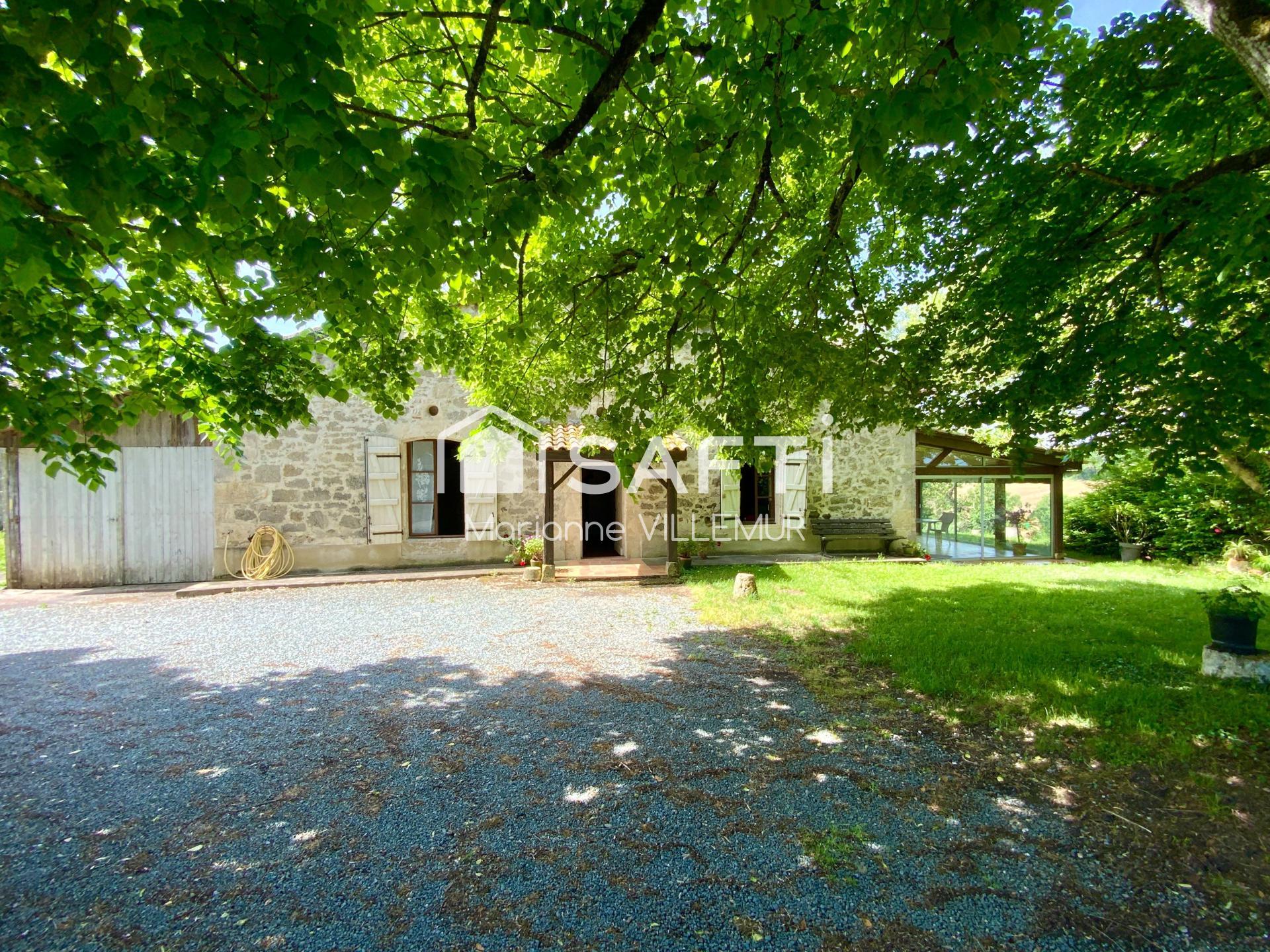 Maison 5 pièces, 118 m², 1,5 ha, proche Laplume