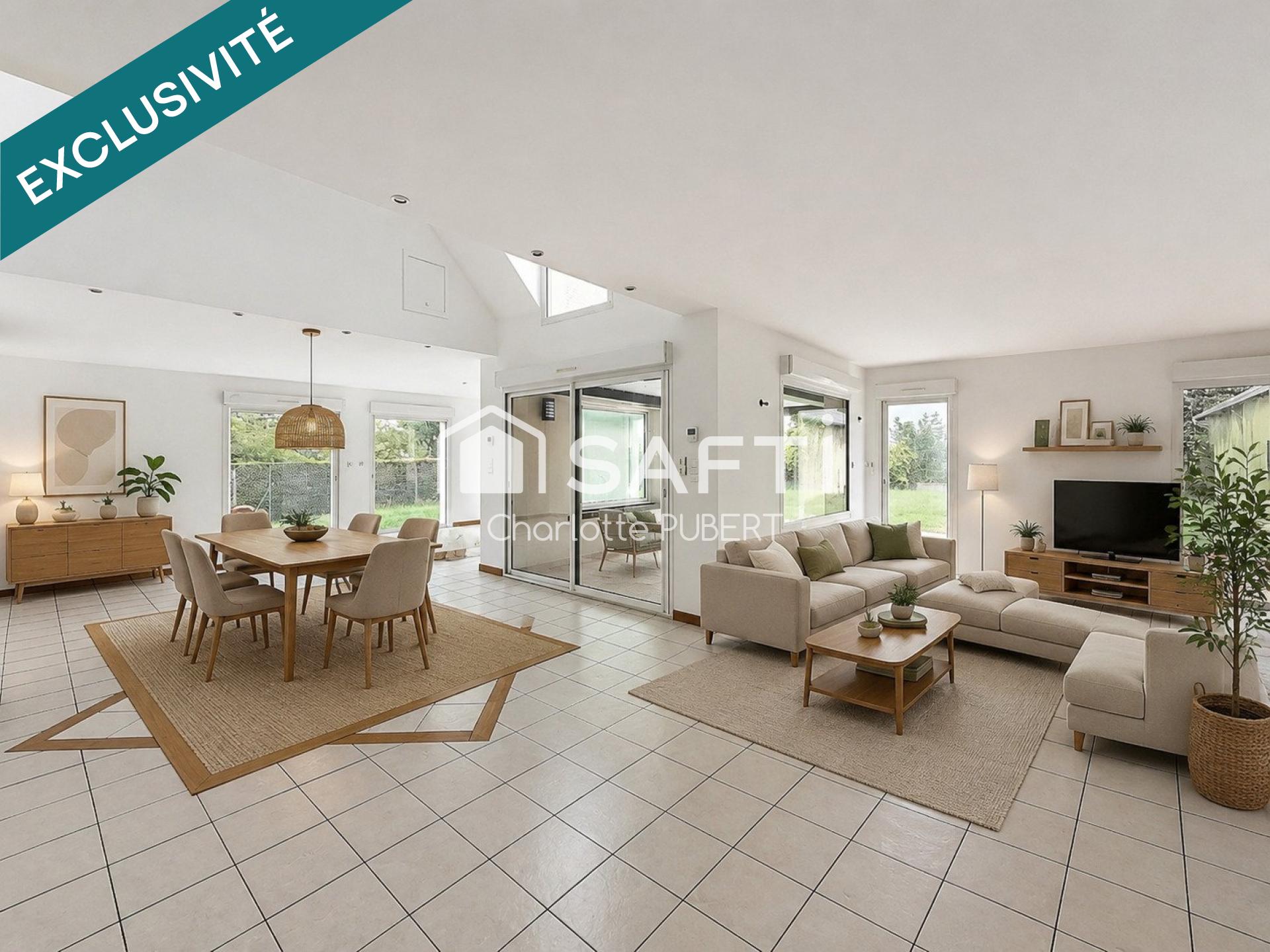 Grande maison avec entrepôt de 150m2