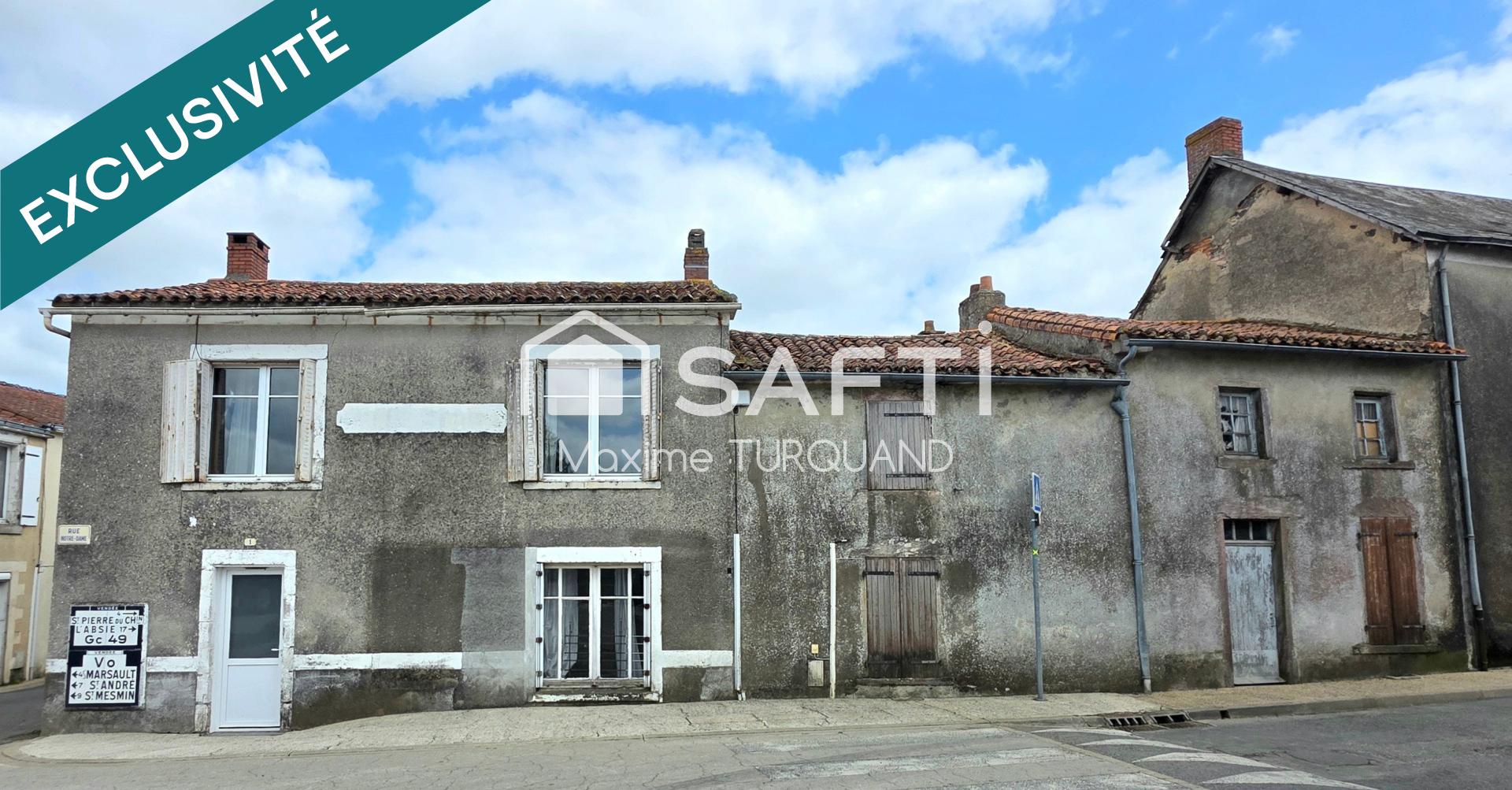 Maison 111m², 3 chambres, dépendances et grange.