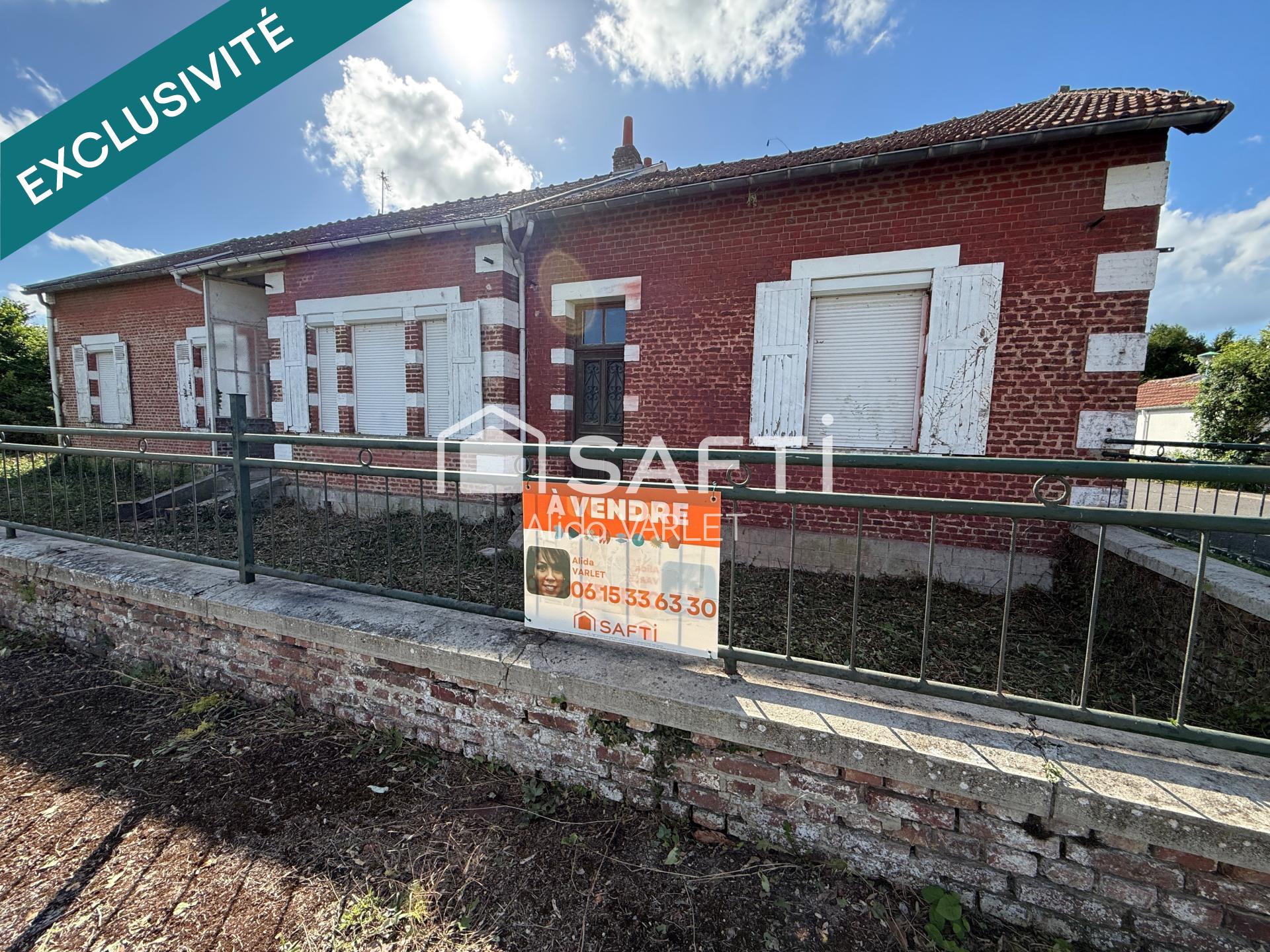 ✨ EXCLUSIVITÉ - MONTESCOURT-LIZEROLLES - MAISON 200m² ✨
