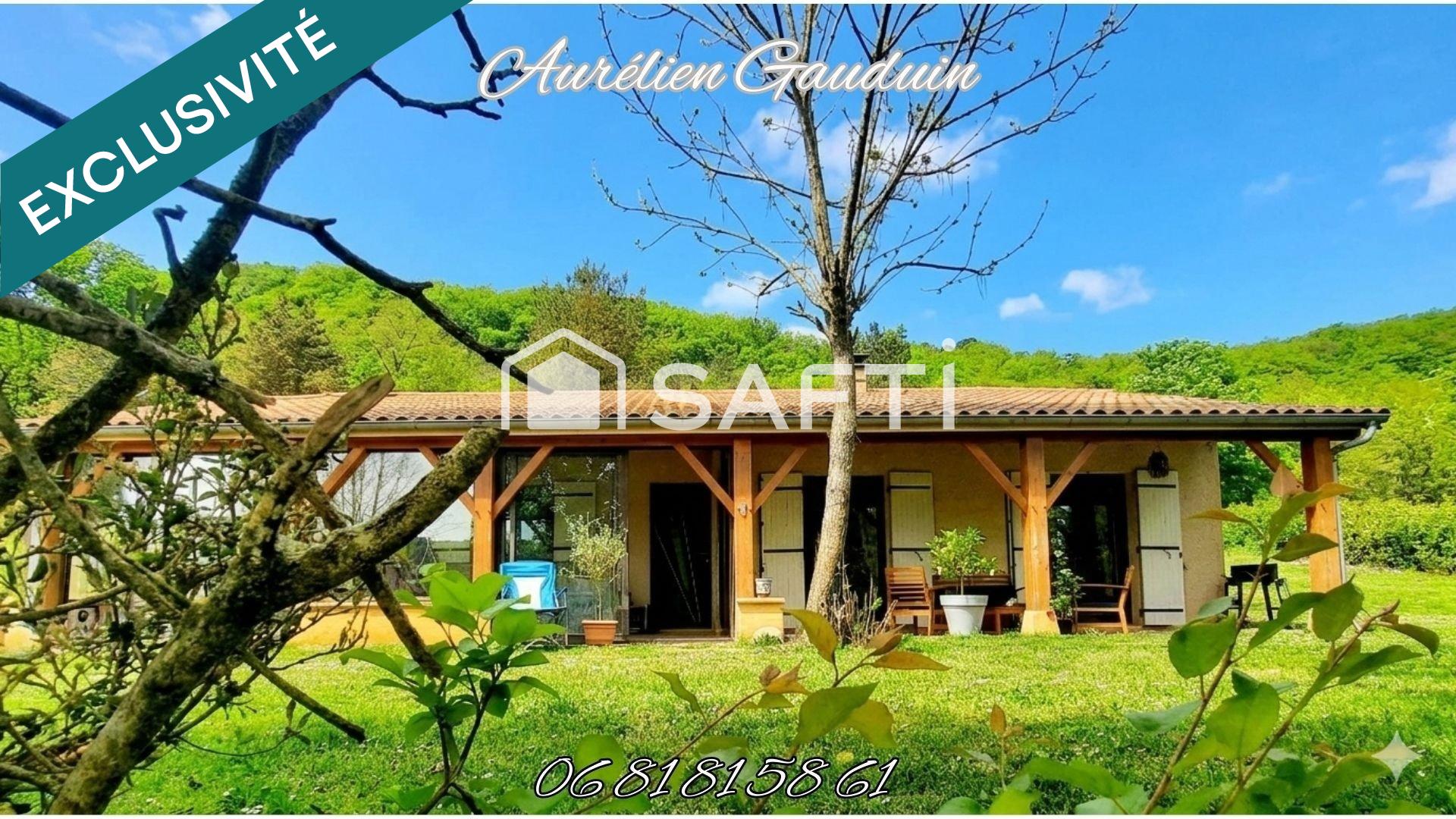 Maison plain pied grand terrain et véranda