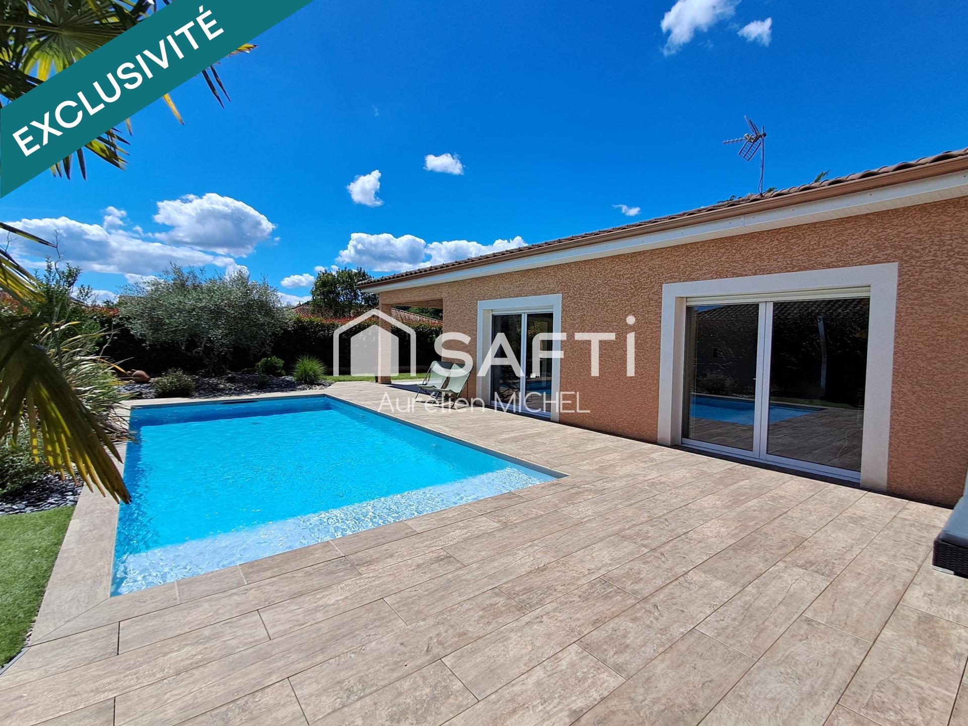 Magnifique villa de plain pied avec 5 chambres et prestations de qualité