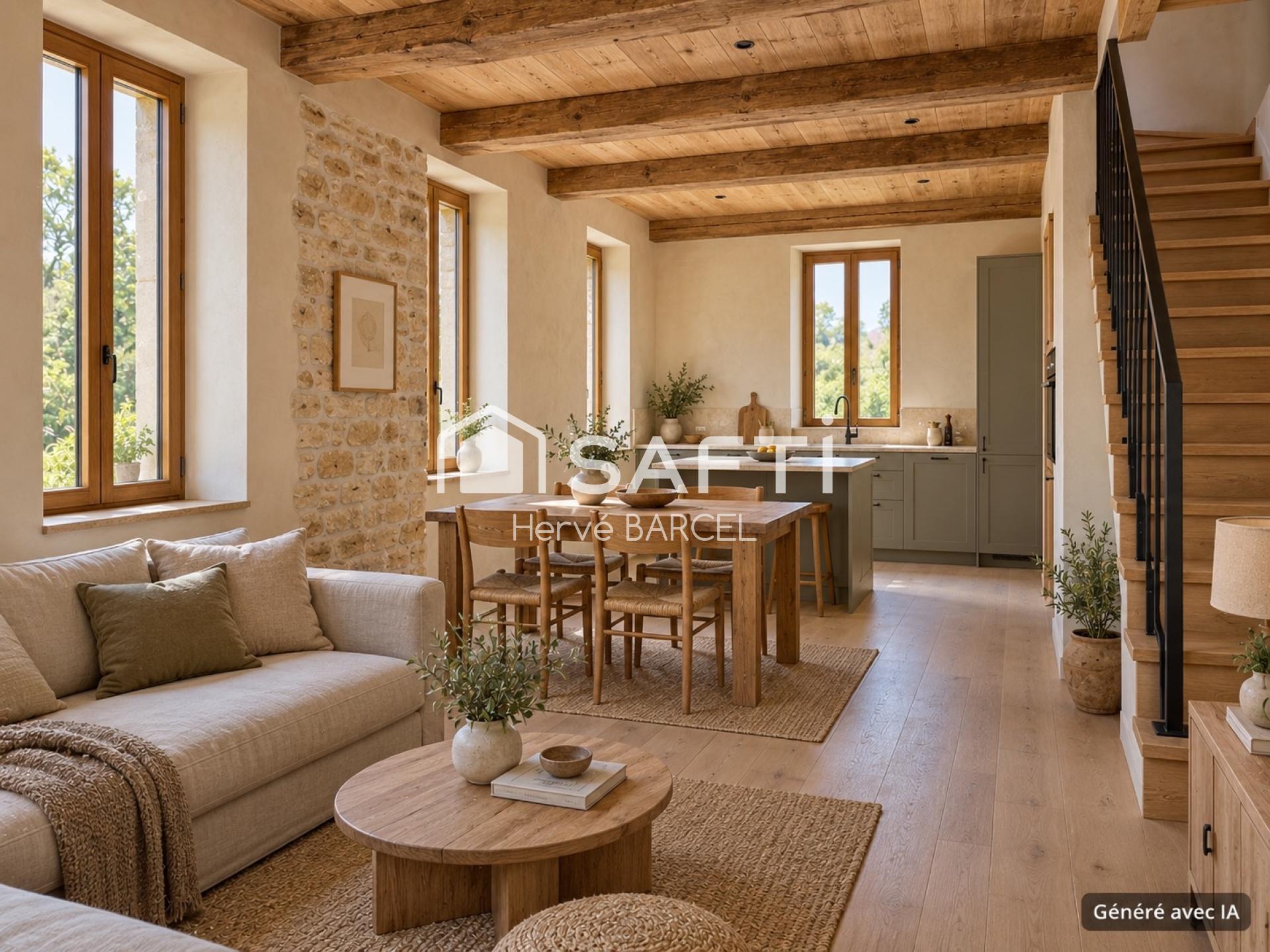 Bâtisse en pierre à réinventer au coeur de St Chef