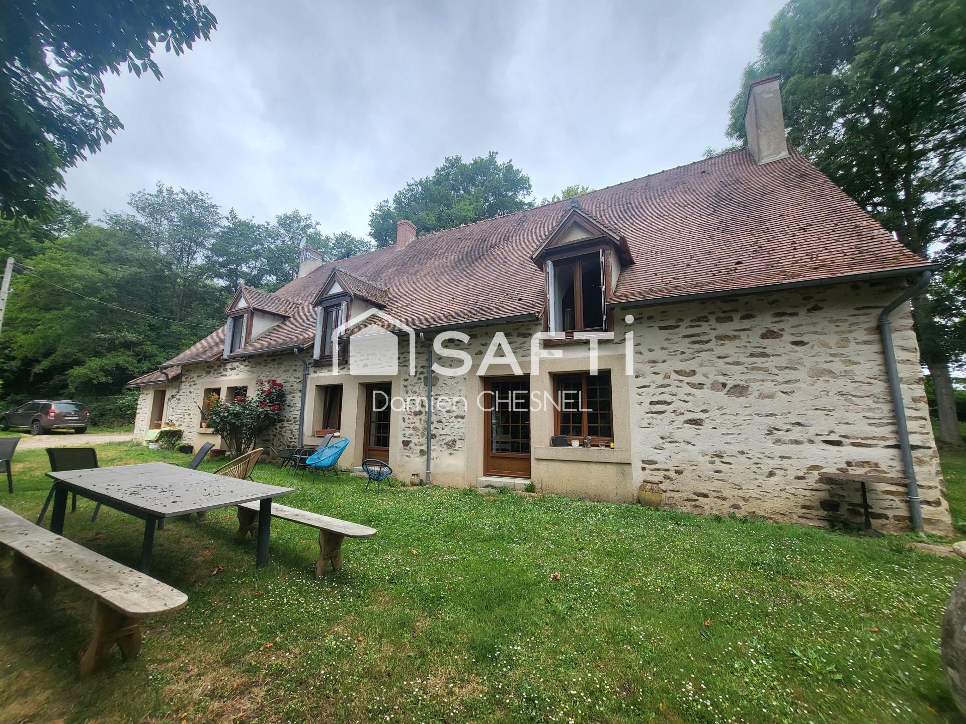 Authentique longère 270 m² DPE B – 7 chambres et vie de plain-pied