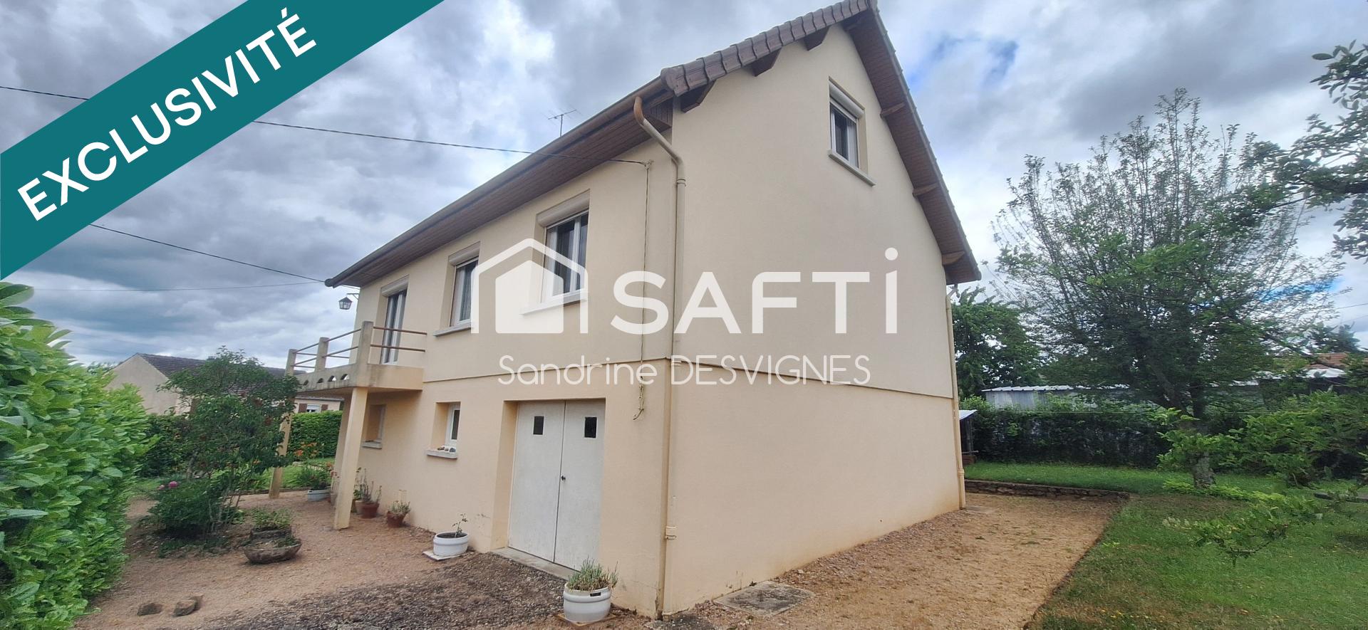 Maison 4 chambres avec sous-sol et jardin