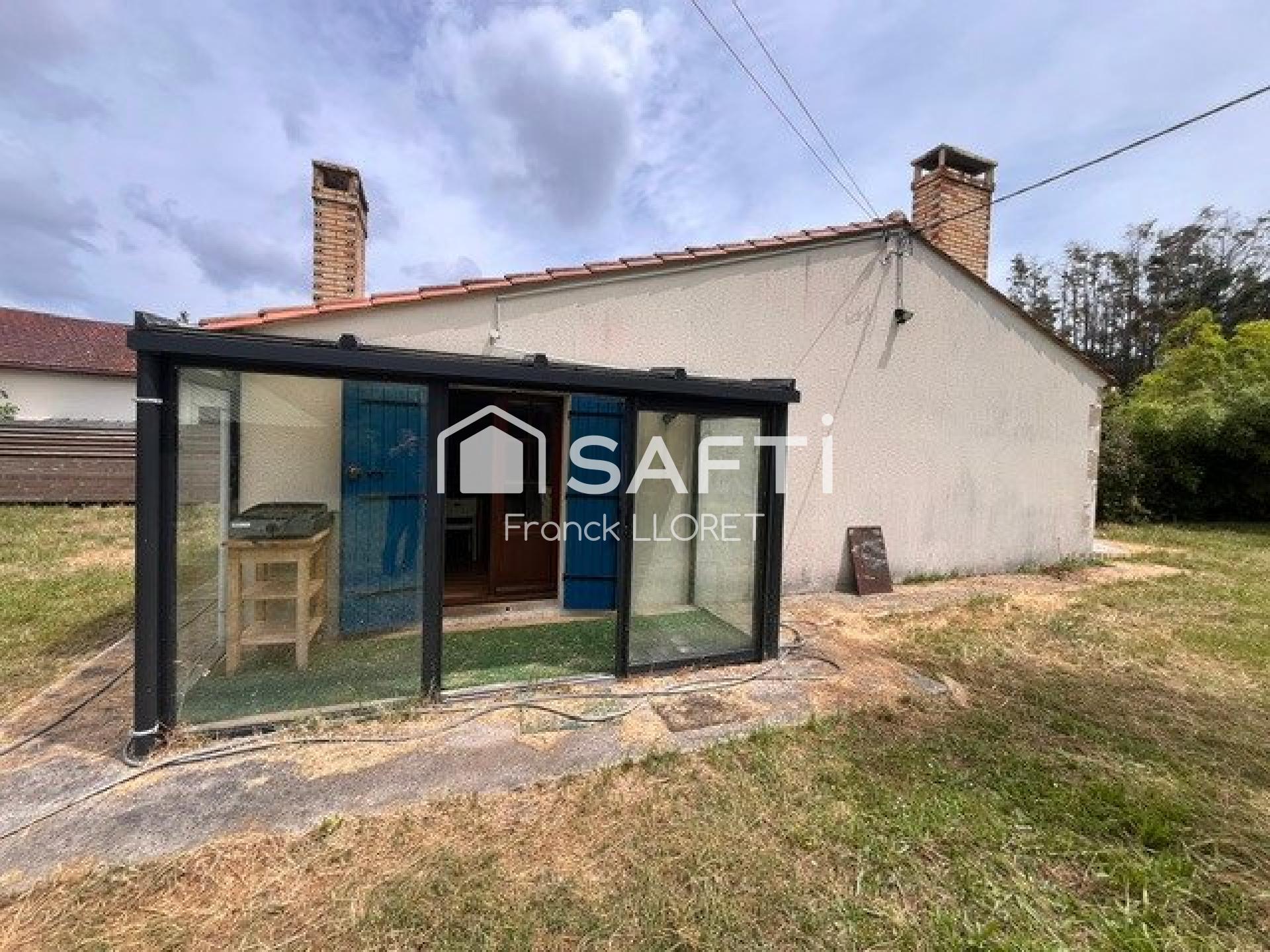 Maison 5 pieces plus T2 1228m² terrain
