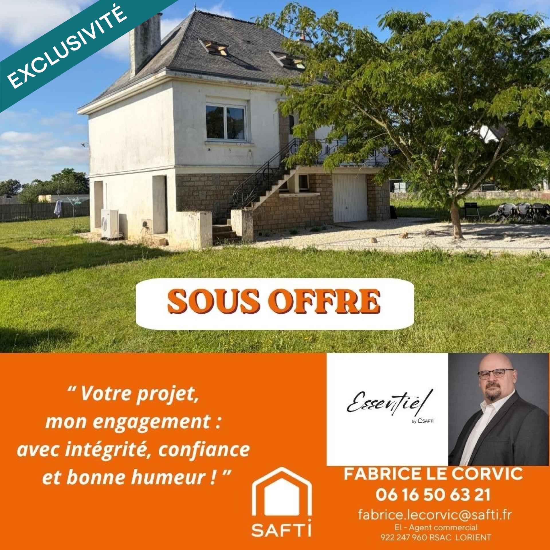 MAISON TRADITIONNELLE SUR SOUS SOL D'ENVIRON 86 M2 SUR TERRAIN DE 1427 M2 CONSTRUCTIBLE PROCHE CENTRE BOURG