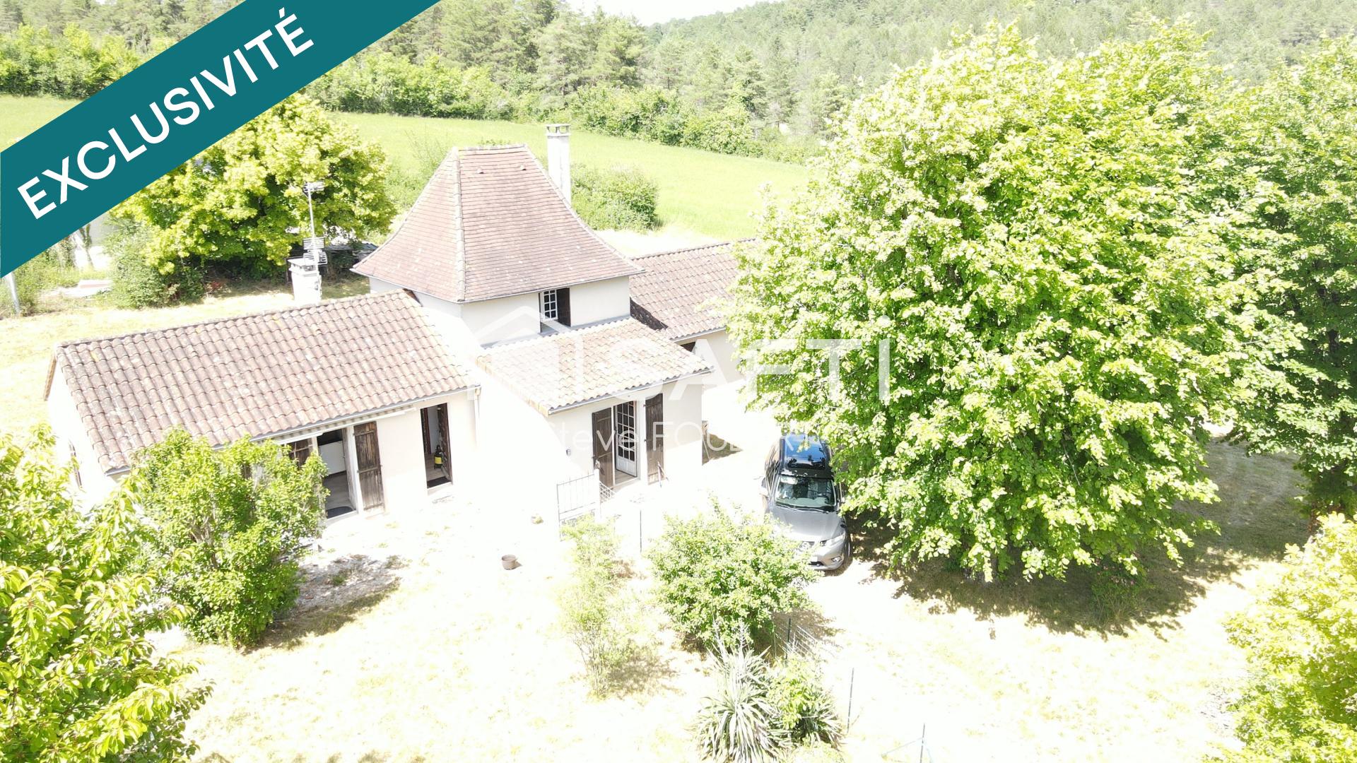 Maison 110 m2 & hangar 120 m2 sur 4,2 ha avec vue