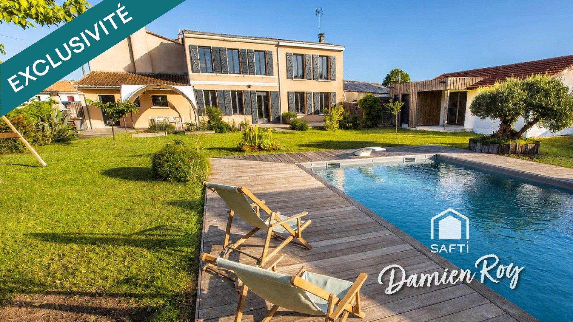 À Cussac-Fort-Médoc, Maison en pierre de 200m²