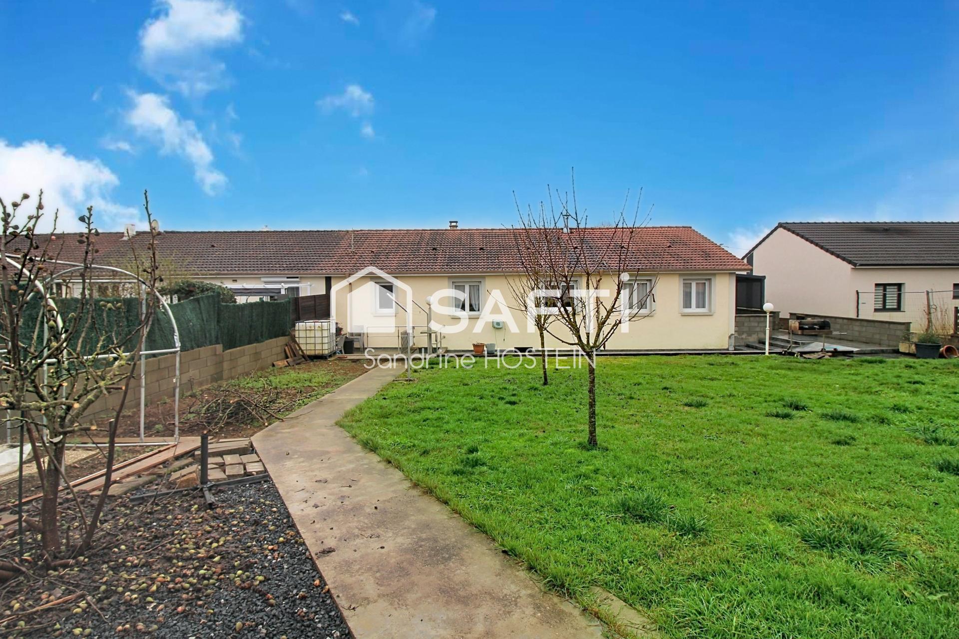 Maison plain-pied de 130m2 avec sous-sol complet