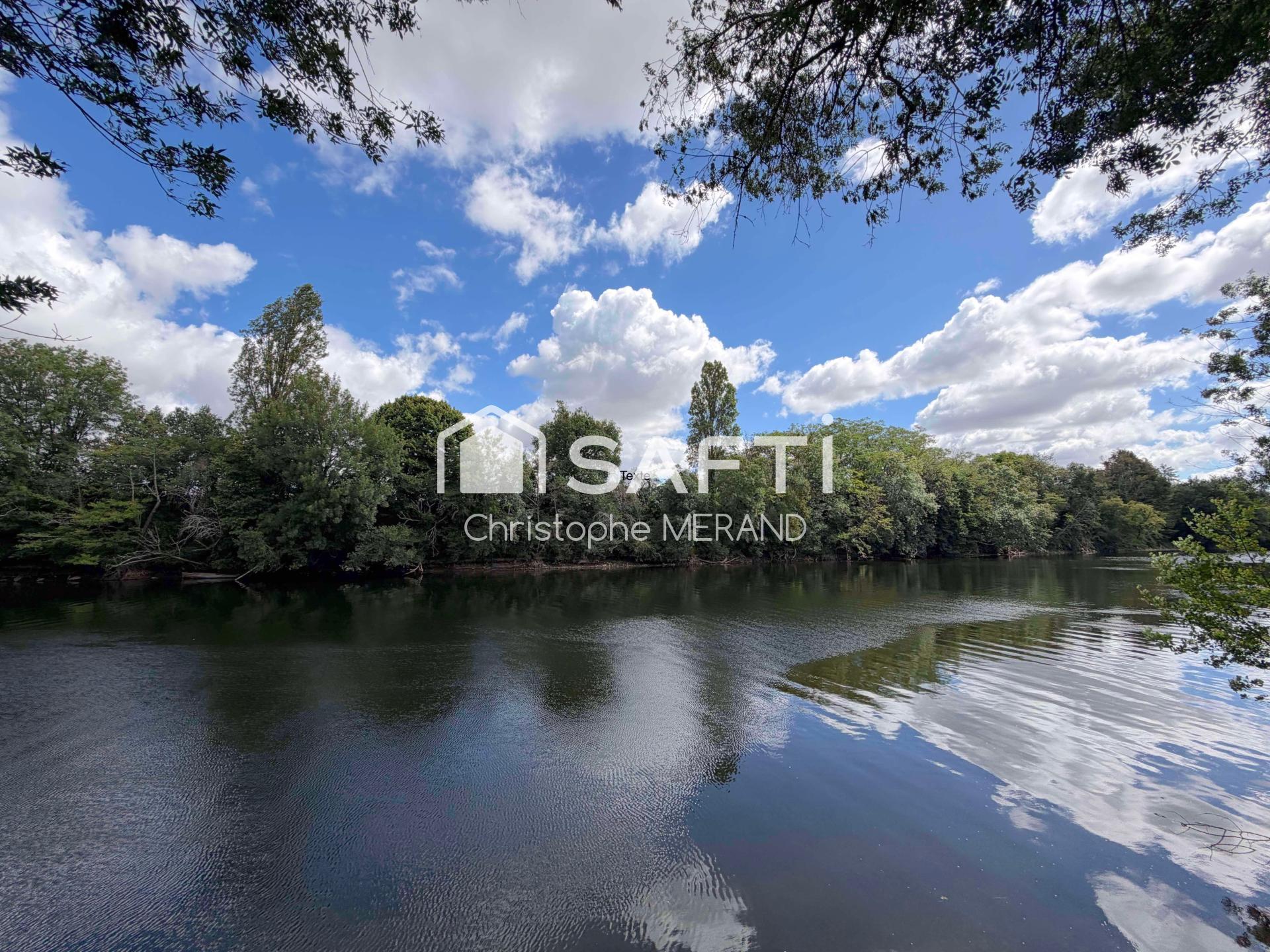 Terrain de loisirs en bordure de Creuse
