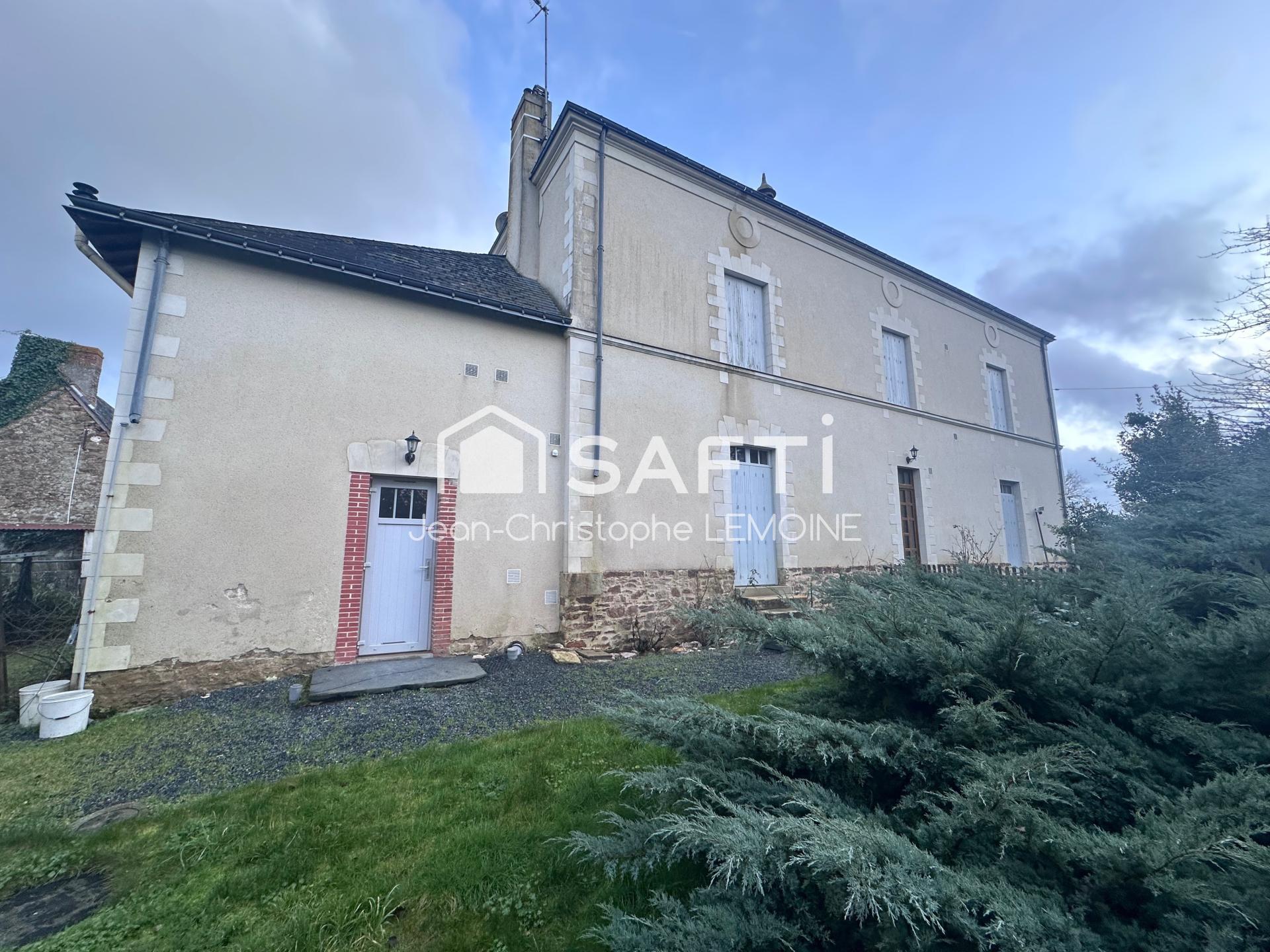 Manoir de 250 m2 avec 4 ha pour chevaux