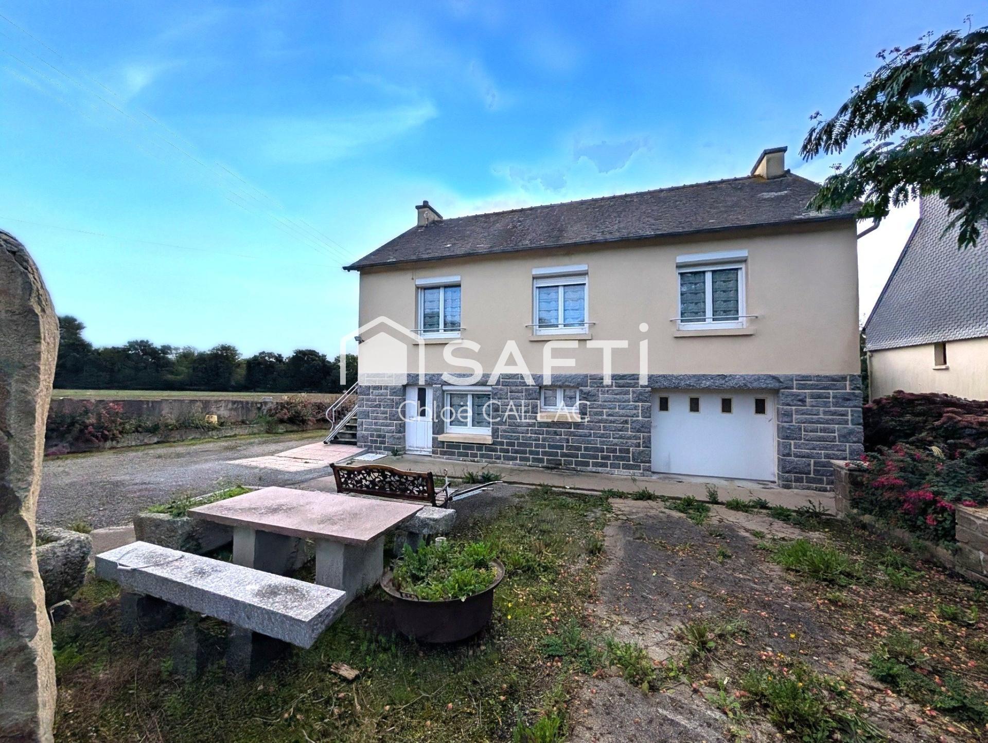 Maison 3 pièces 68 m² · à Saint-Nicolas-du-Pelem · 68 m² · 86 000 €