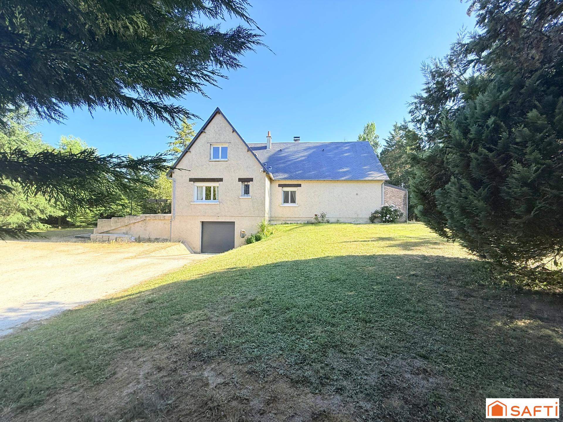Maison familiale dans un environnement verdoyant