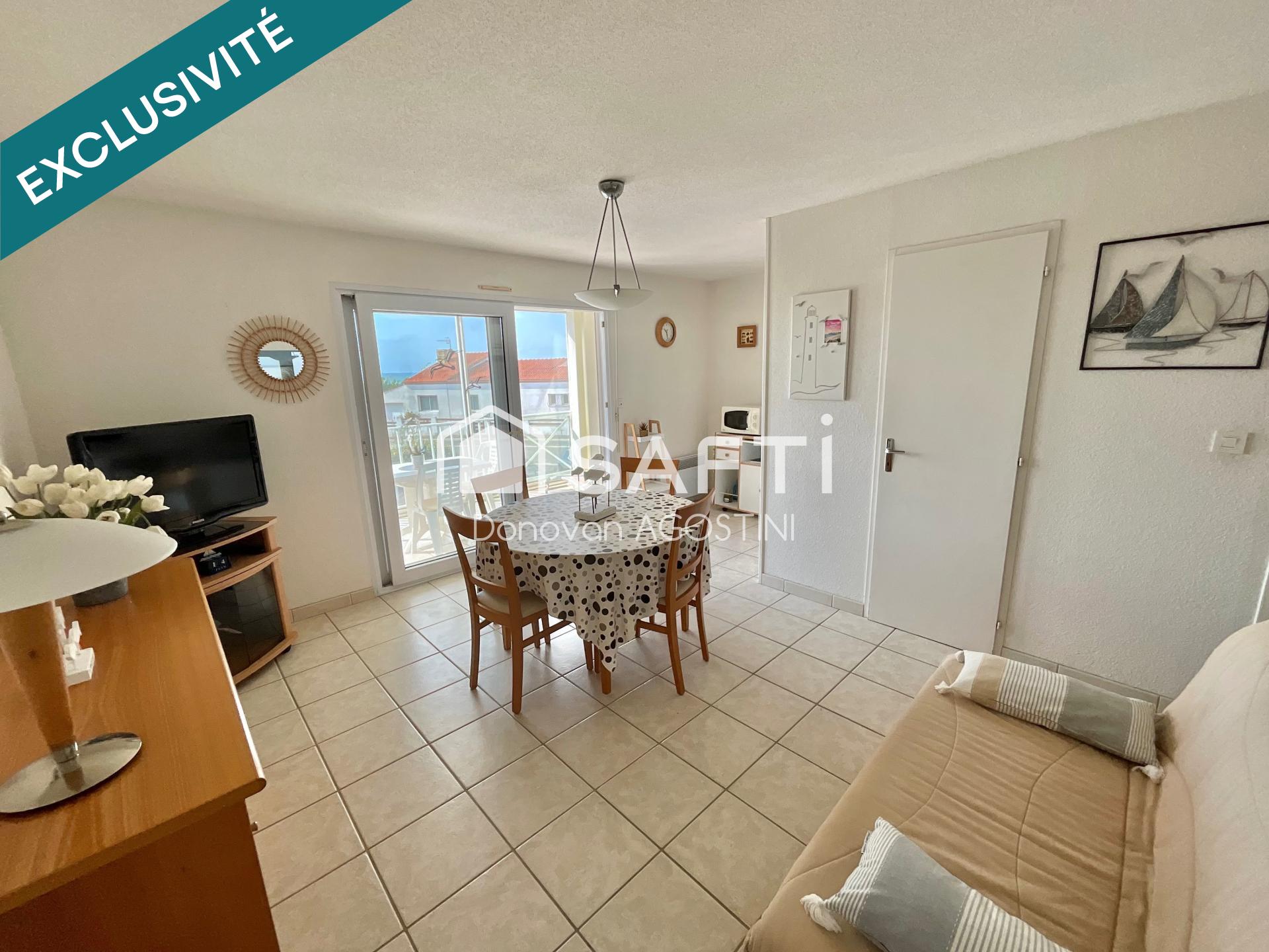 Vue mer depuis l'appartement