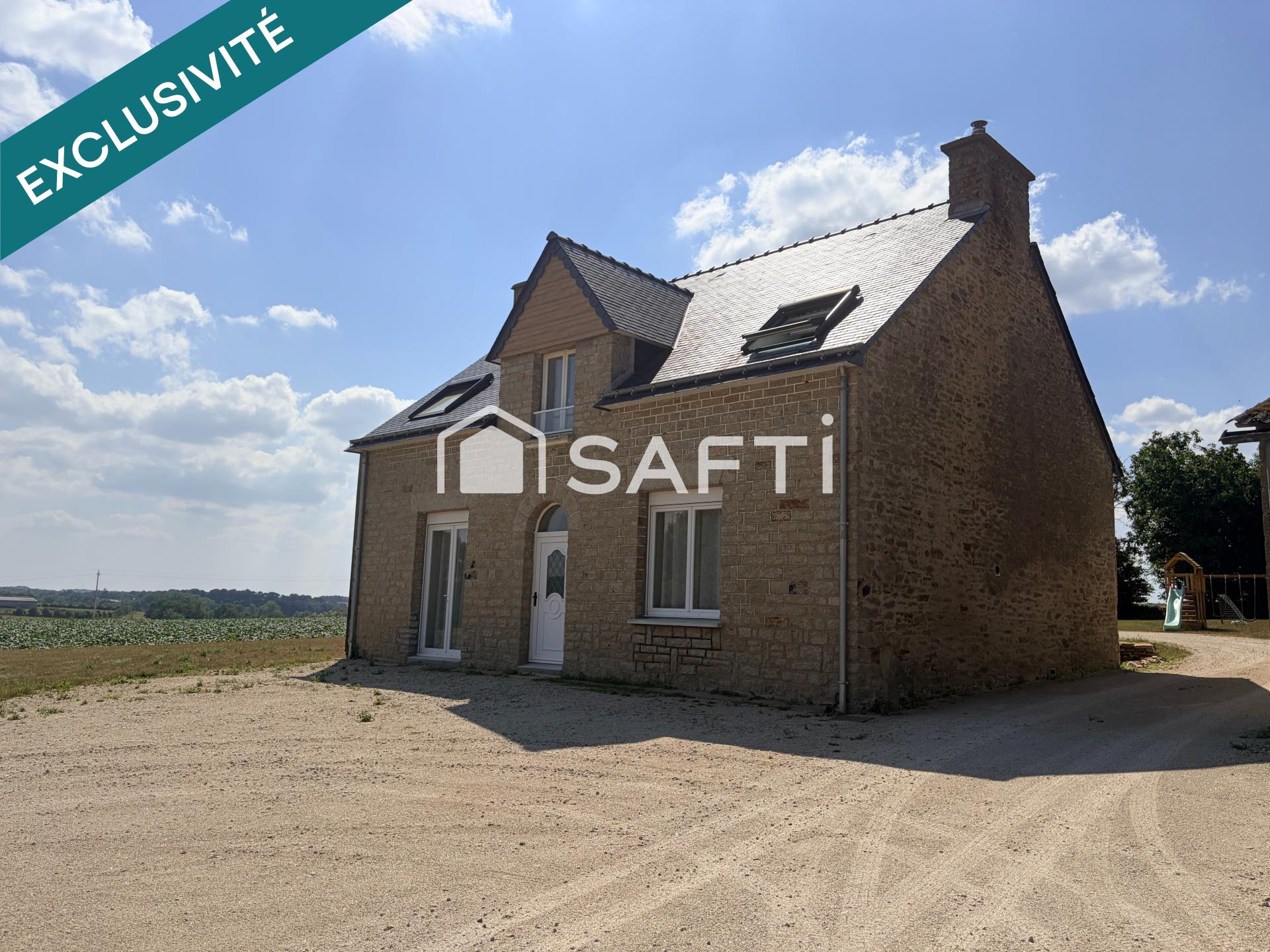 CHARMANTE MAISON EN PIERRE RENOVÉE, 4 CHAMBRES, A MOREAC