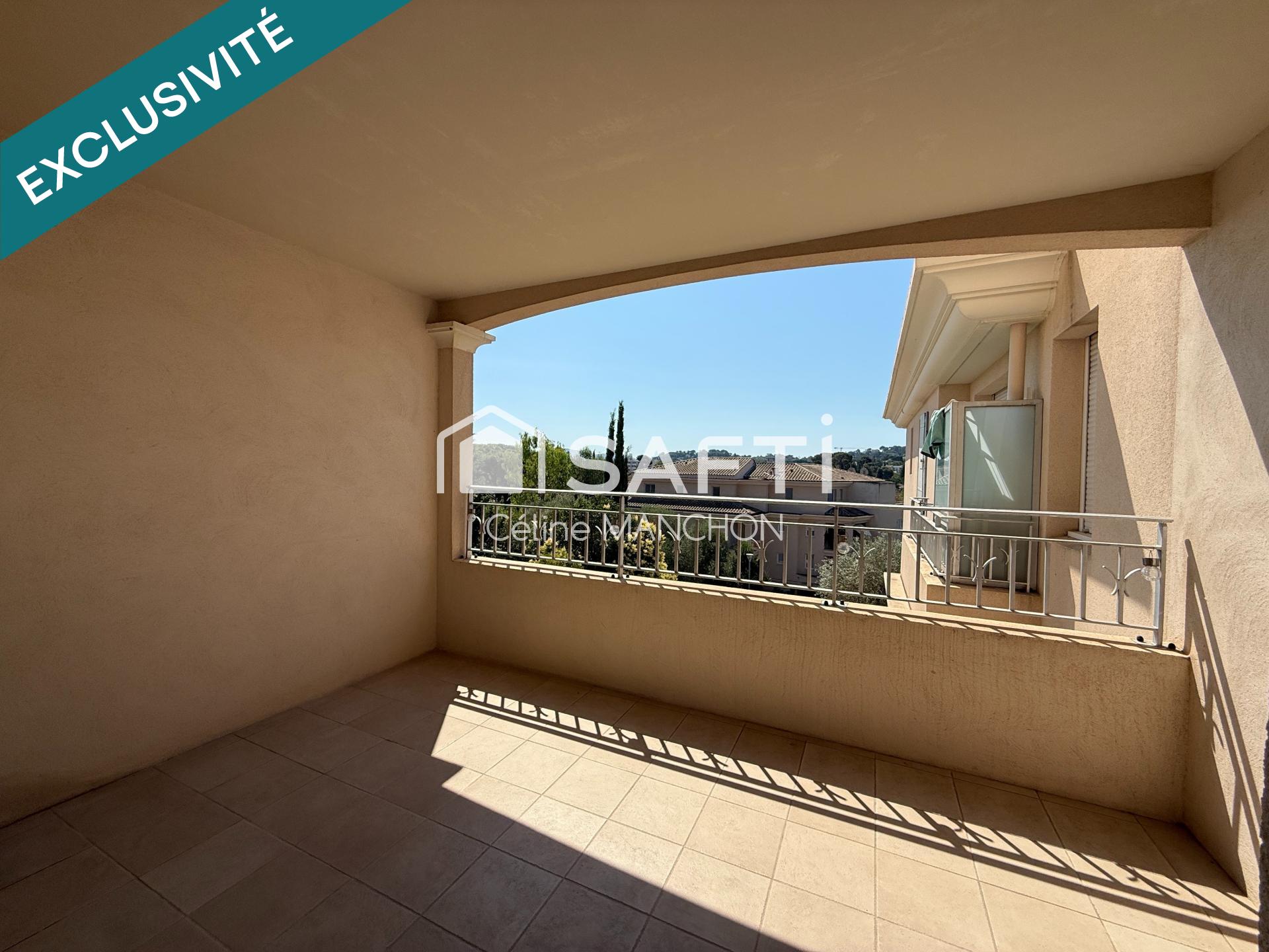 T2 en RDC surélevé de 49 m2 - Terrasse et garage