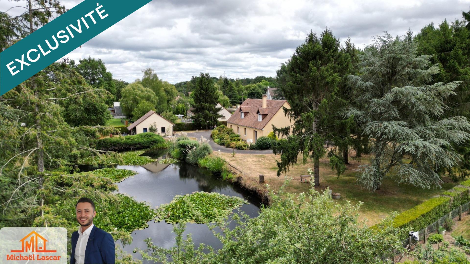 Propriété de charme avec logement indépendant et plan d'eau