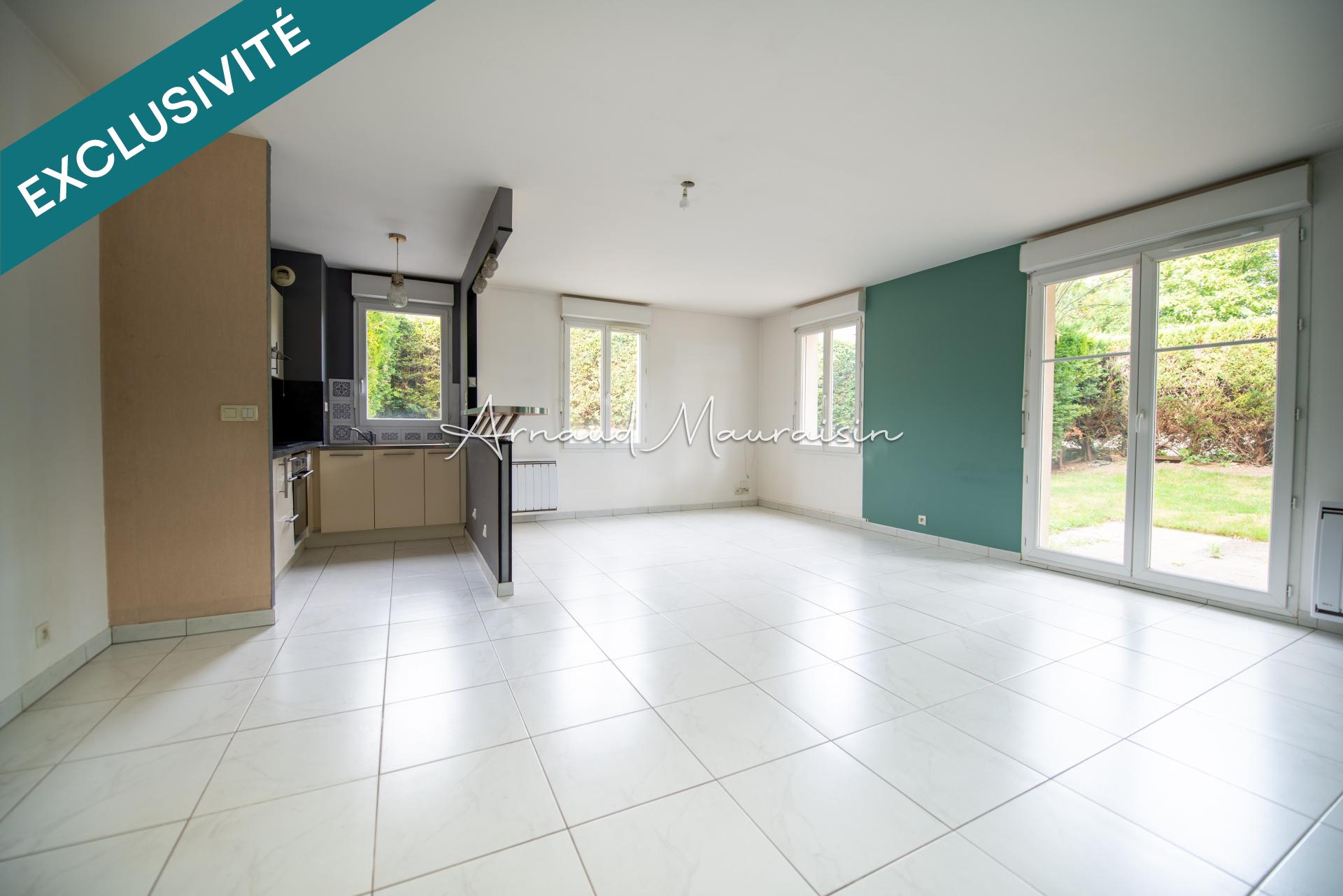 Appartement F3 en rez-de-chaussée avec jardin
