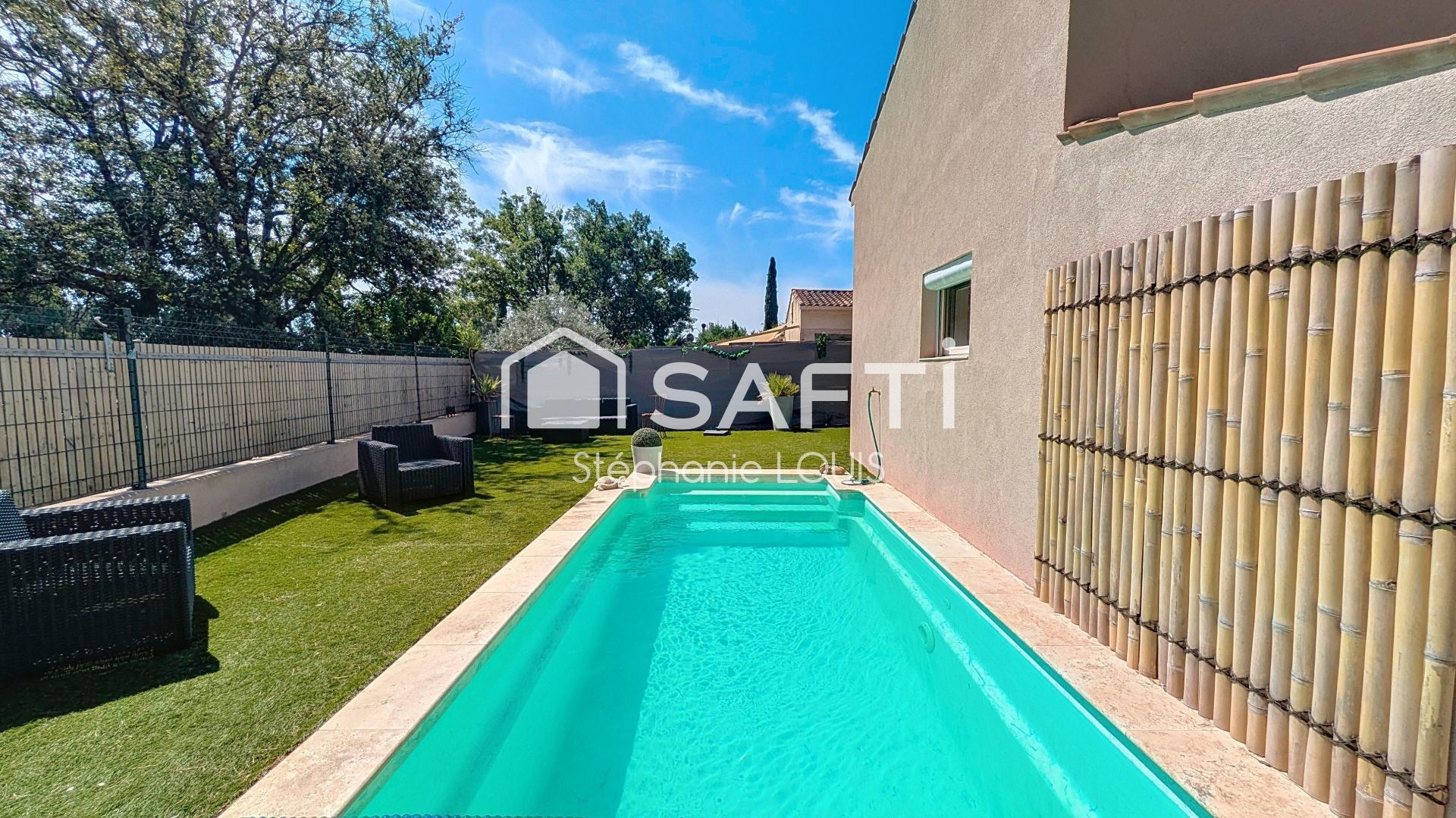 VILLA DE PLAIN PIED AVEC STUDIO ET PISCINE